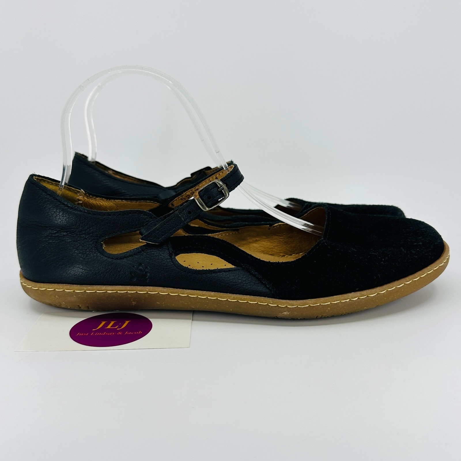 El Naturalista Women’s N5287 El Viajero Black Mary Jane Shoes Size 41 EU/ 10 US