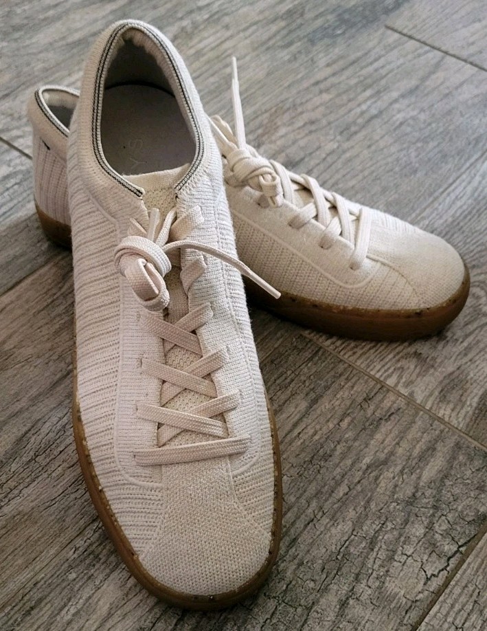 Rothy’s “The Lace Up” Sneaker Shoes Machine Wash Comfort Women’s Size 10 Blonde