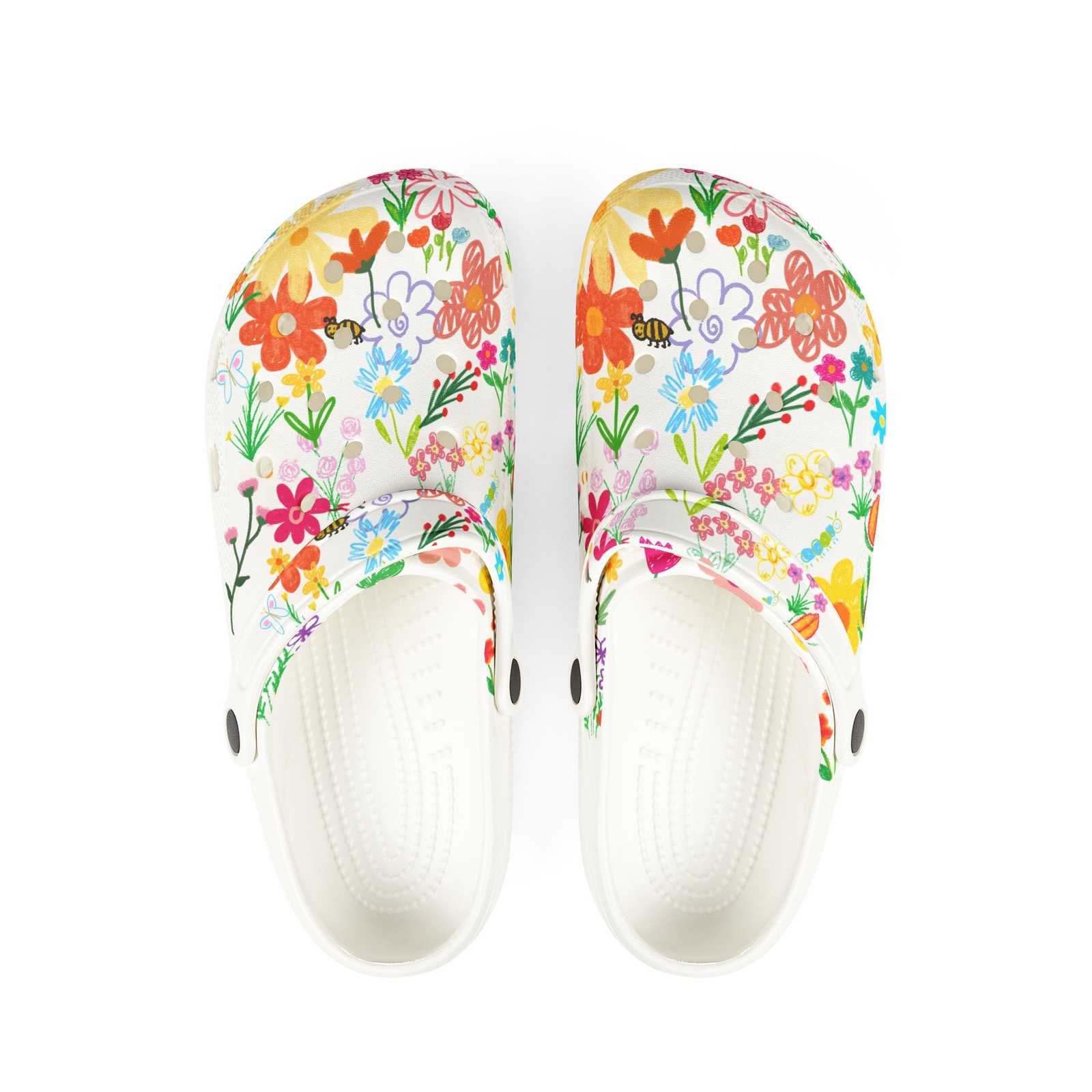 Plant Mom Clogs, Garden Art, Summer Clogs, Slip-On Sandals, Botanical shoes