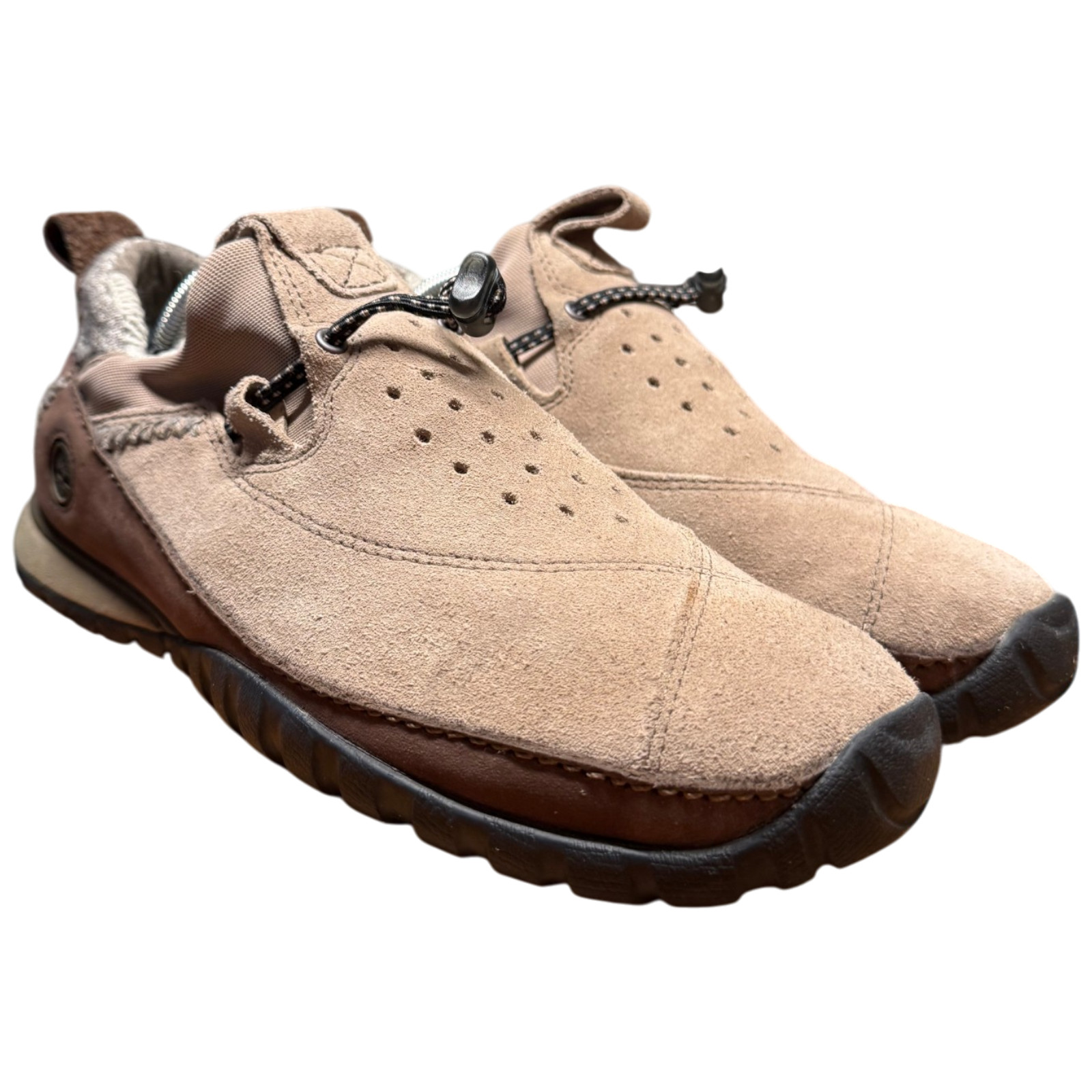TIMBERLAND X Smartwool Power Lounger Women’s 9 Brown Suede Slip On Casual Shoes