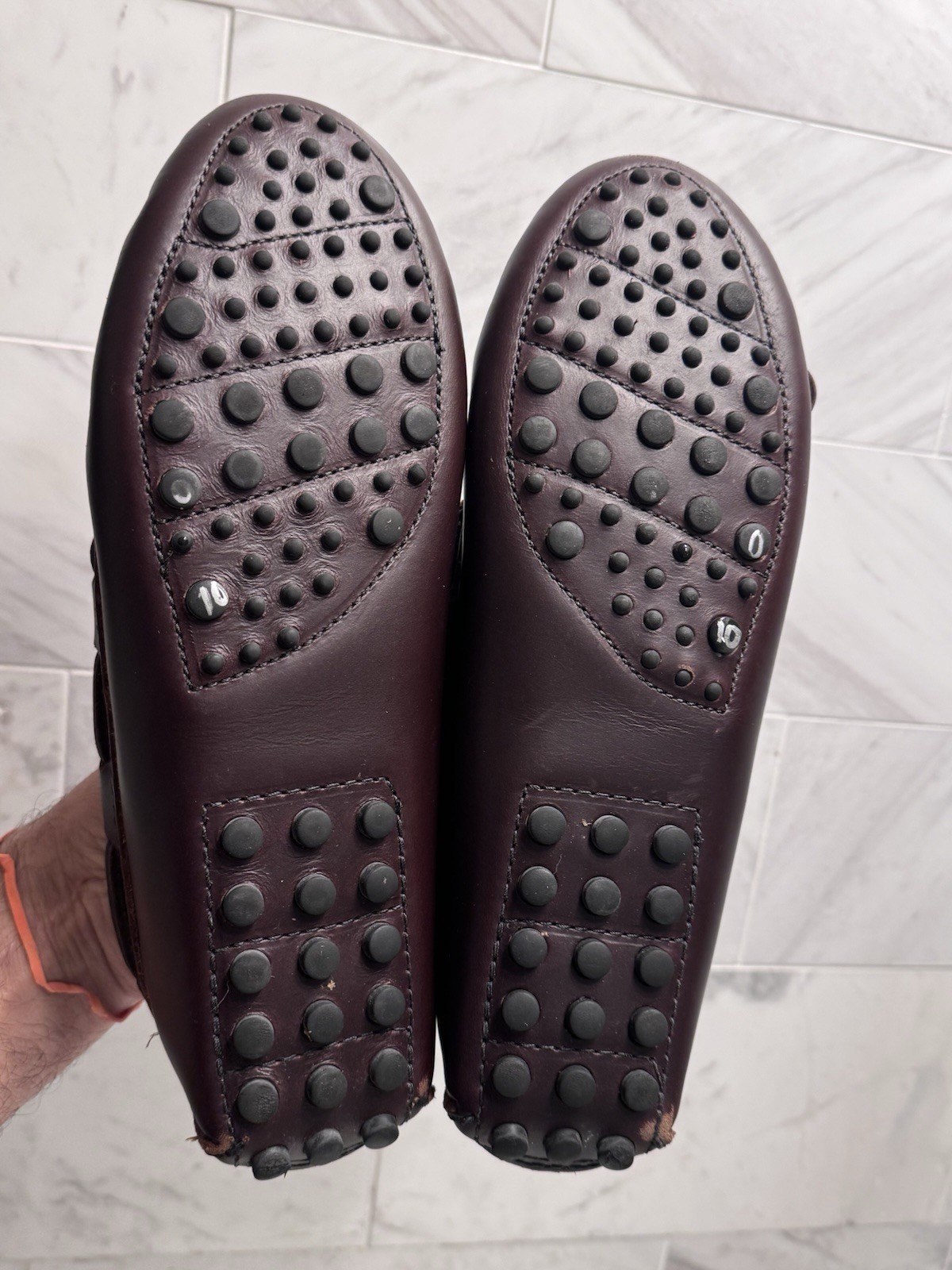 Minnetonka Women’s Driver Loafer Moccasin !burgundy Brown Slip-On USA 8.5