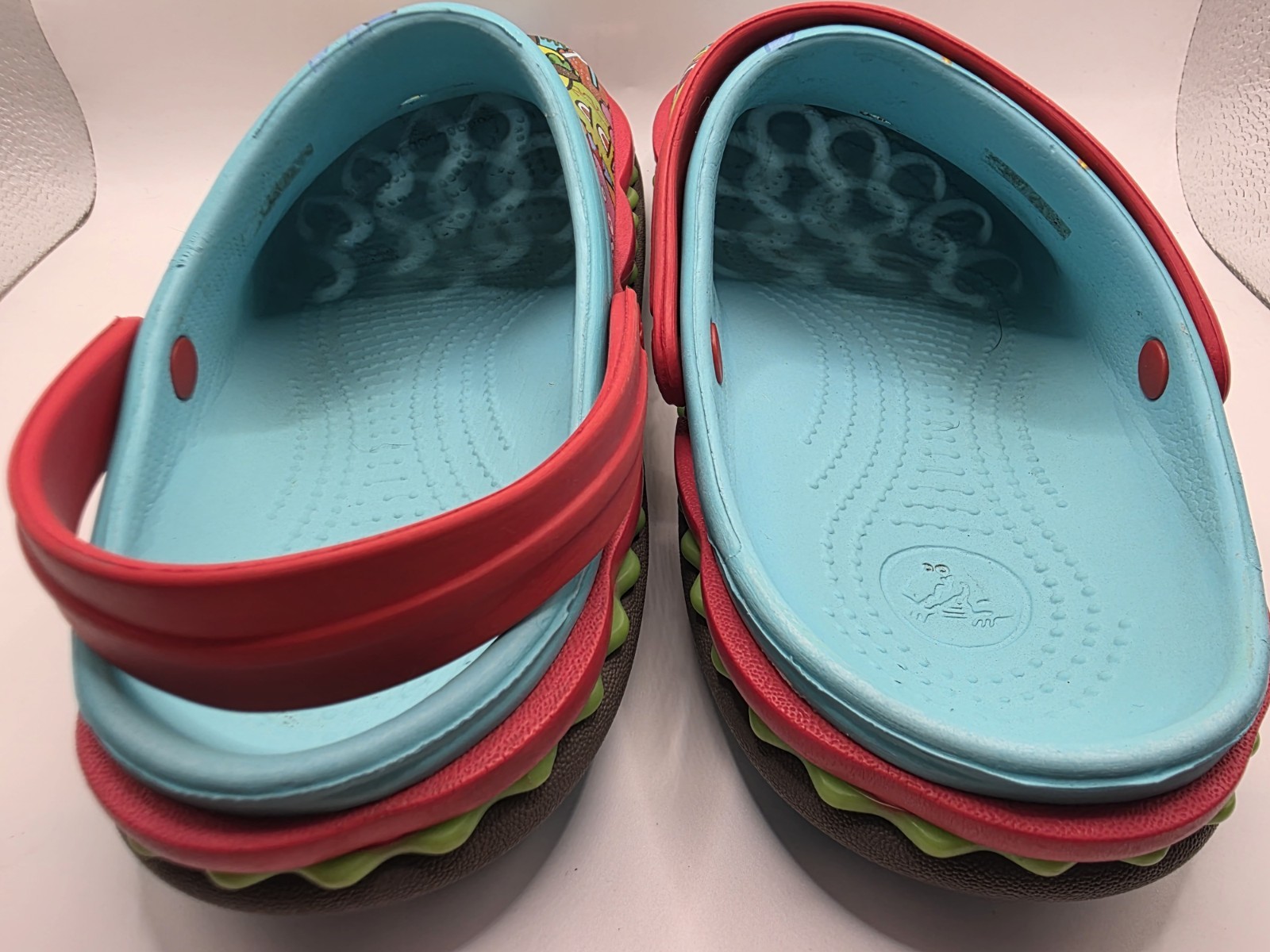 Crocs Jon Burgerman Burger Clogs Limited Edition Graphic Men’s 7 Women’s 9 RARE