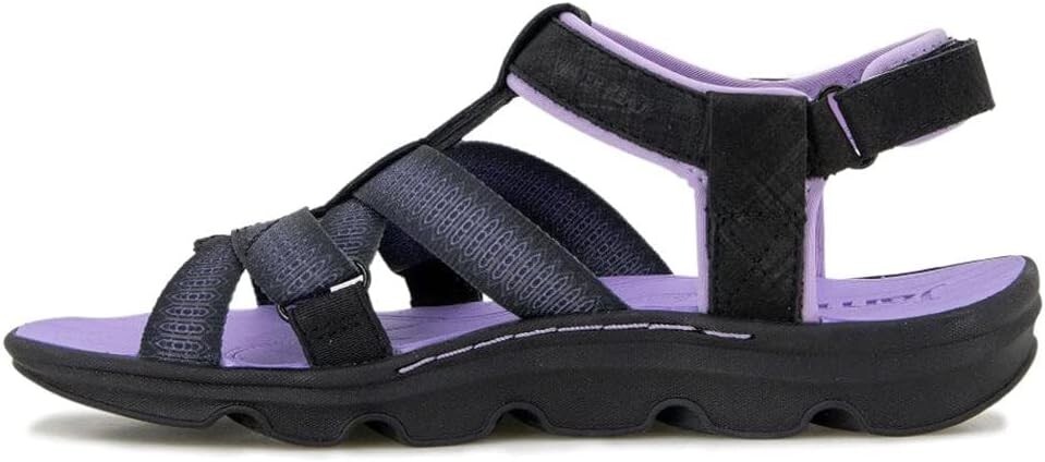 NWT Jsport by Jambu Water Ready Sandal Shoe Size 11 Black Lavender $59 1SH49