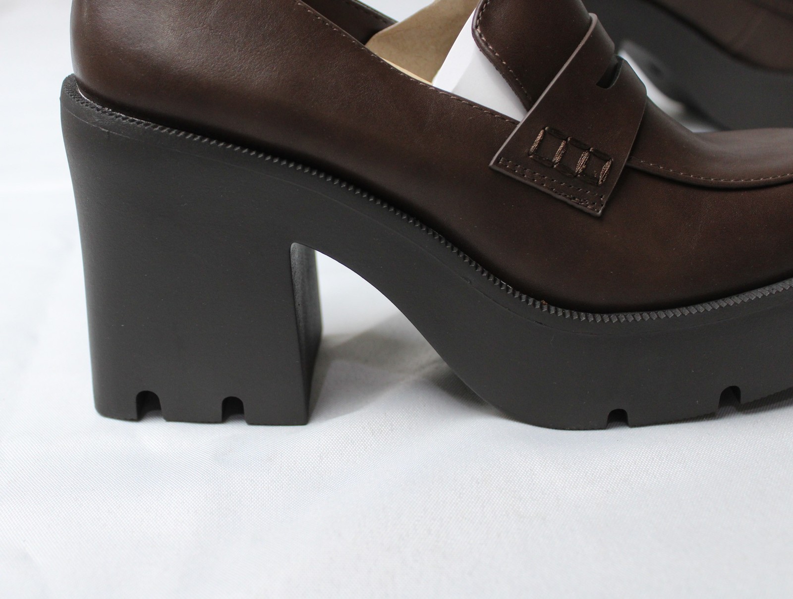 Just Fab Women’s Cher Mary Jane Pumps AC2 Coffee Size US:8 EU:38.5 UK:6