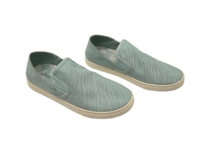 Olukai Pehuea Breathable Slip-on Sneaker Sz 9 Aqua Coastal Beach Island Resort
