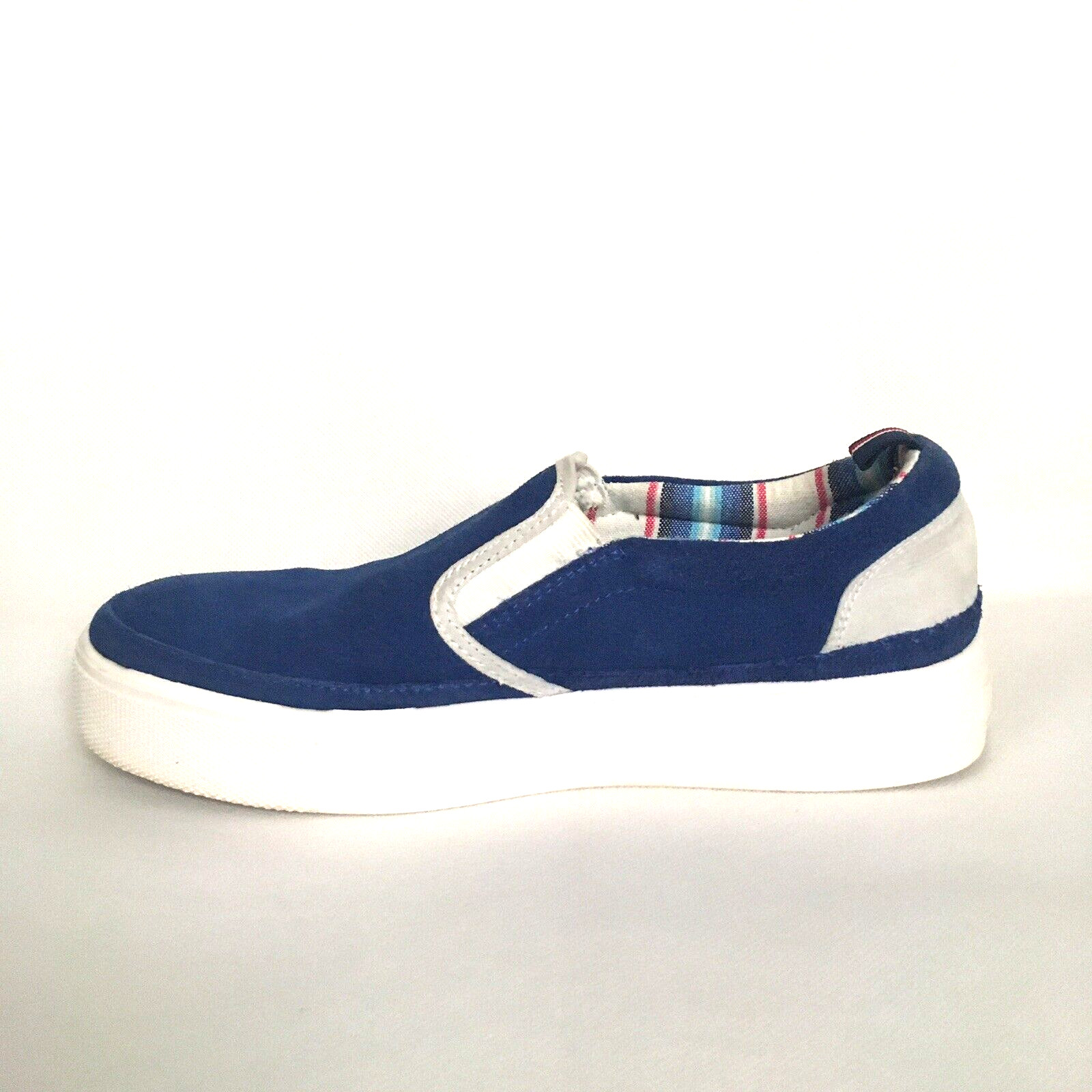 Tommy Hilfiger Shoes Womens Size 8 Blue Suede Casual Sneakers Slip On Comfort