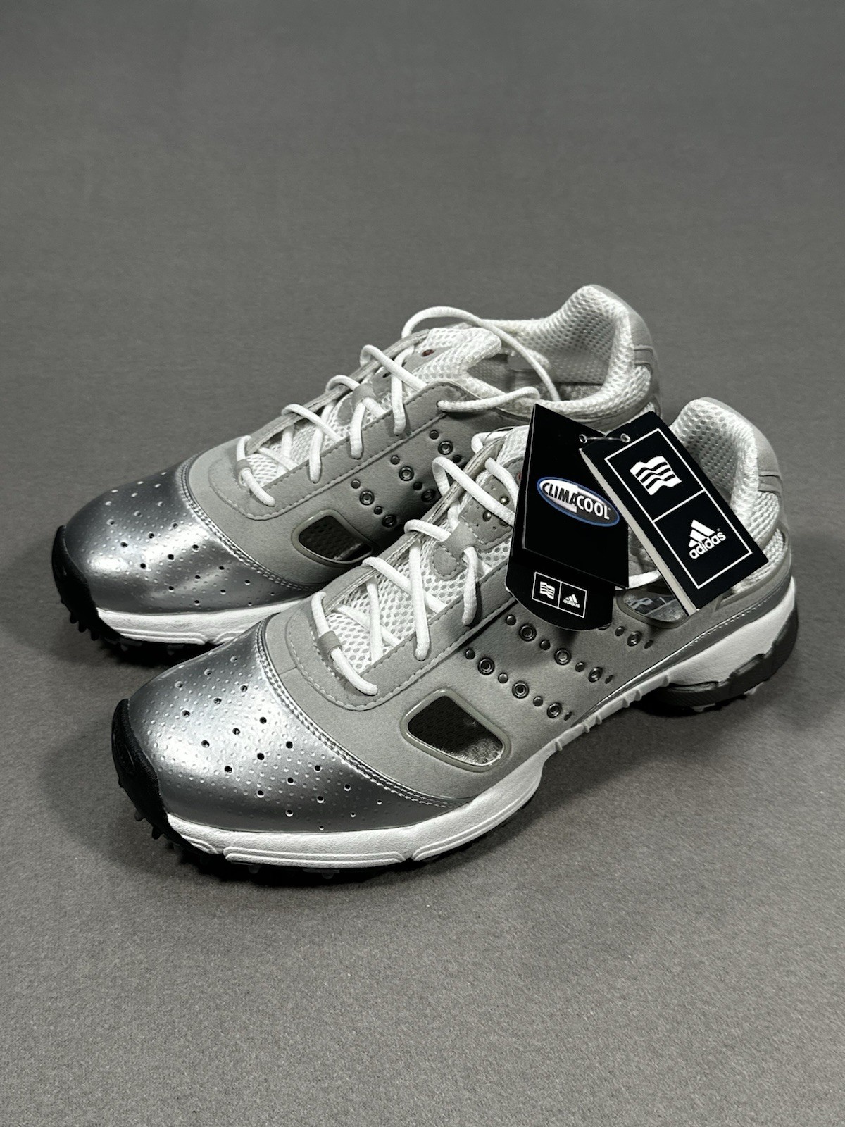 NWT Adidas ClimaCool Oasis Lite II Golf Shoes Silver Gray Women’s US 8.5
