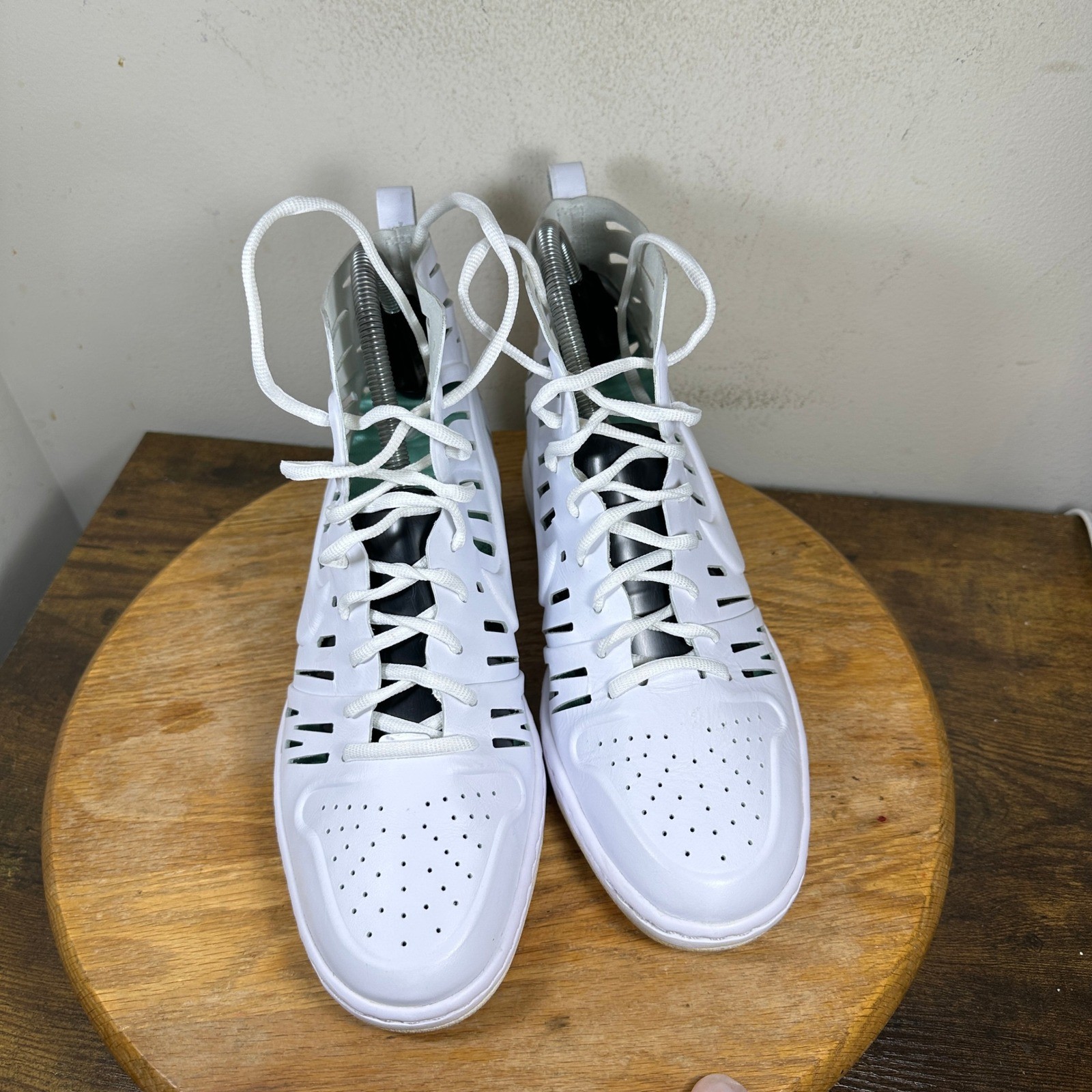 Nike Dunk Sky Hi Joli White Leather Hidden Wedge 644411-100 Womens 11