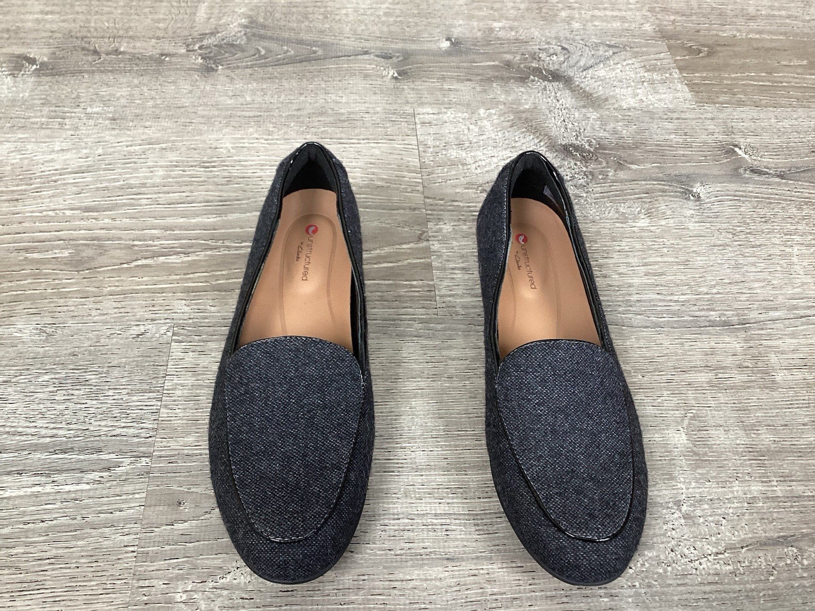 Clarks Unstructured Womens Loafers Size 7 M Un Blush Ease Gray Slip On Comfort