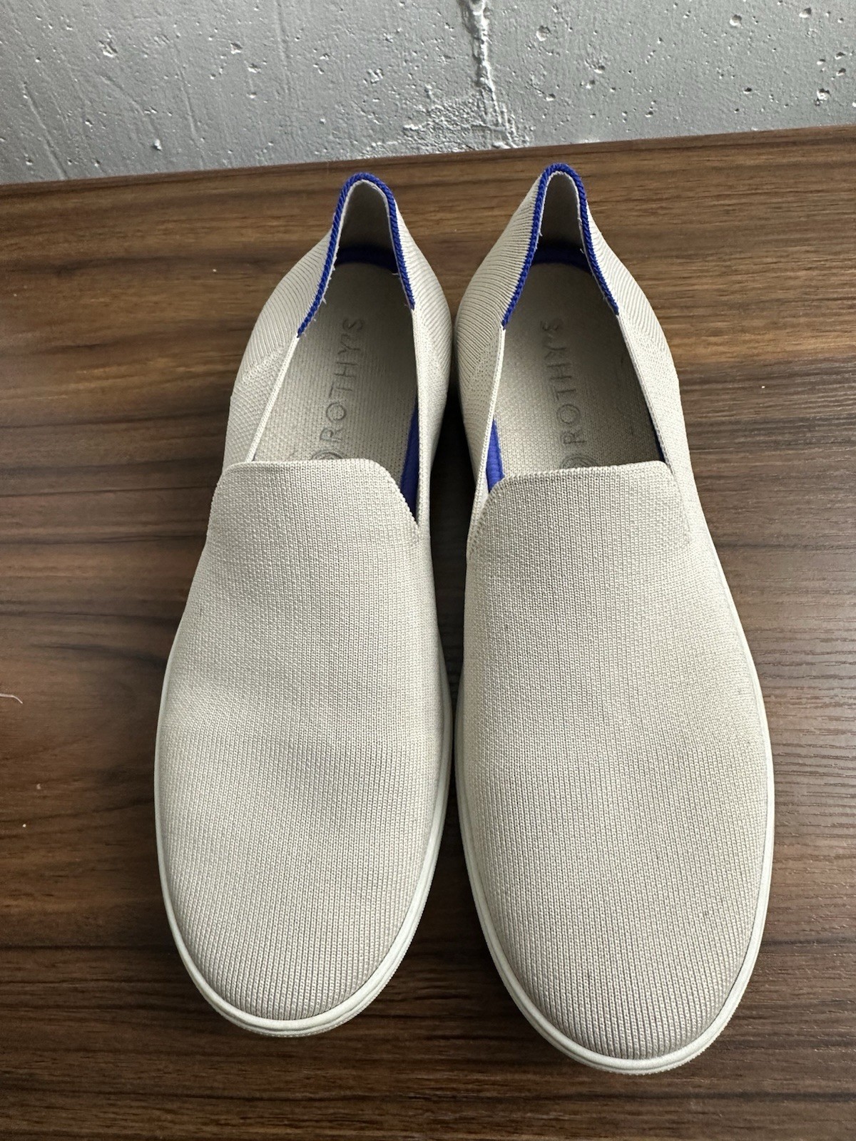 Rothy’s The Original Slip On Sneaker Latte Color Womens 11.5