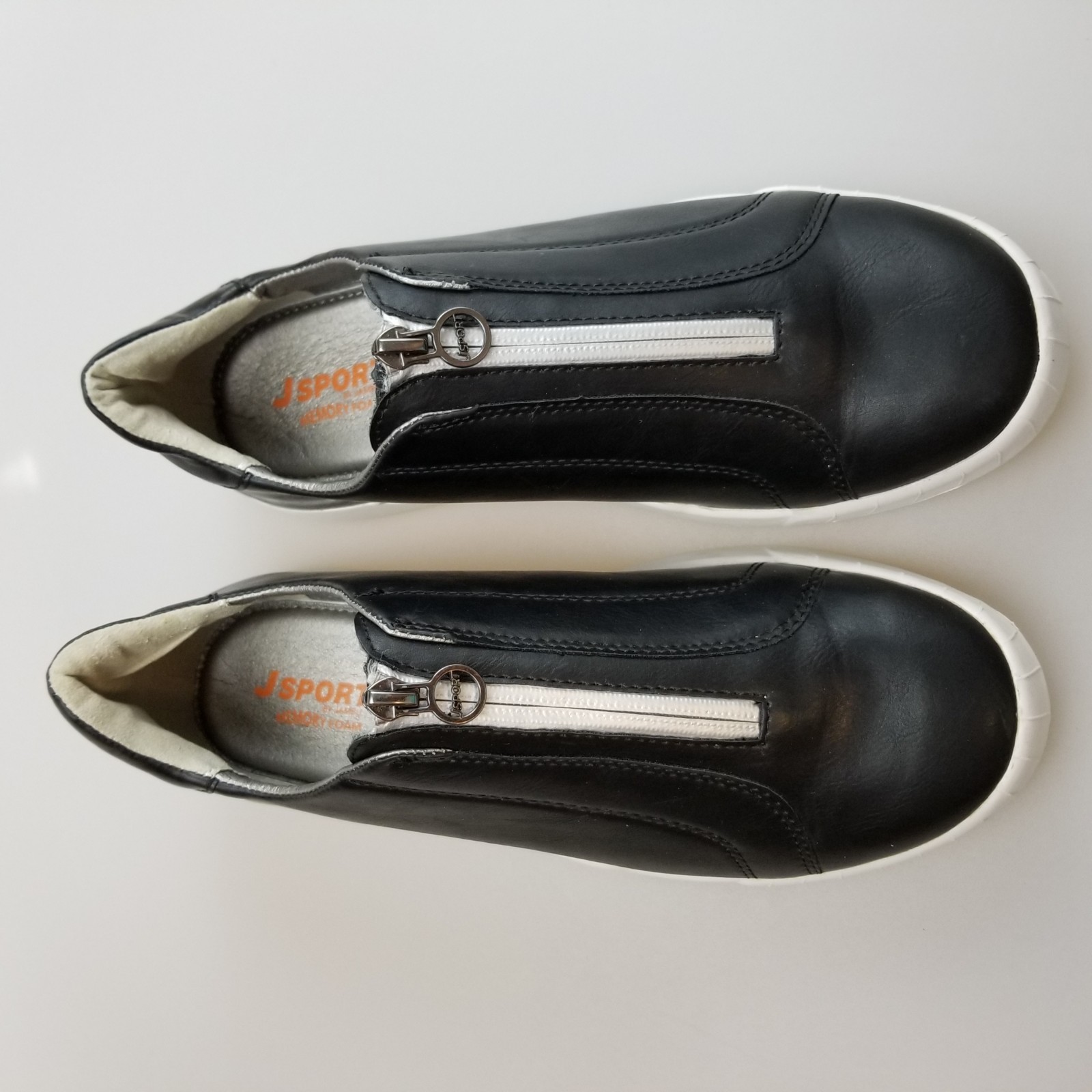 JSPORT by Jambu Cottage Black Zip Up Casual Shoes Women’s US 8.5 Medium