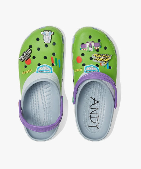 Crocs Toy Story Clogs Buzz Blue Light Year Classic Clog Women’s 8, 9 /Men’s 6, 7