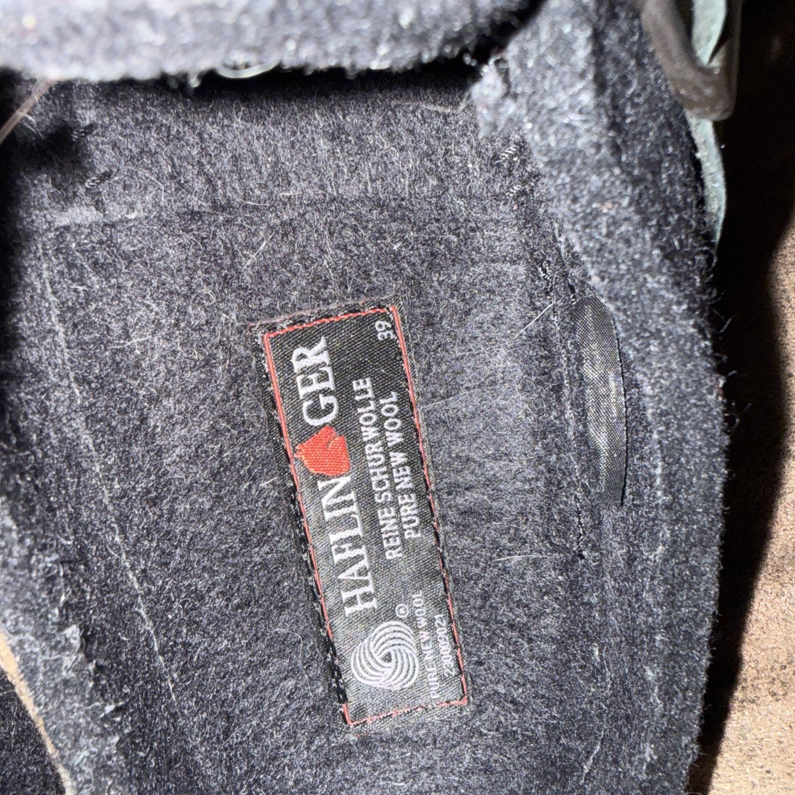 Haflinger Wool Felt Clogs Adjustable Strap Buckle Closure Size 39/8.5