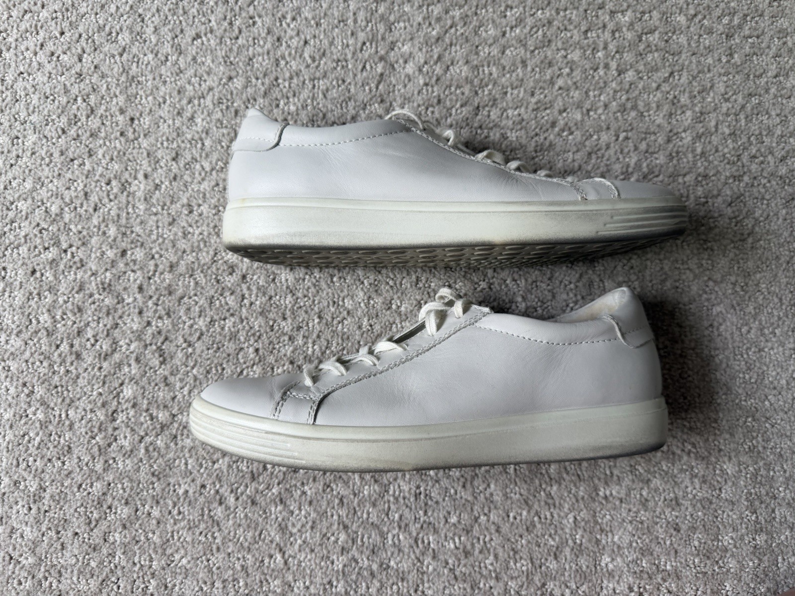 Ecco Soft 7 Walking Sneakers Shoes Leather Womens Size 39 US 8 8.5