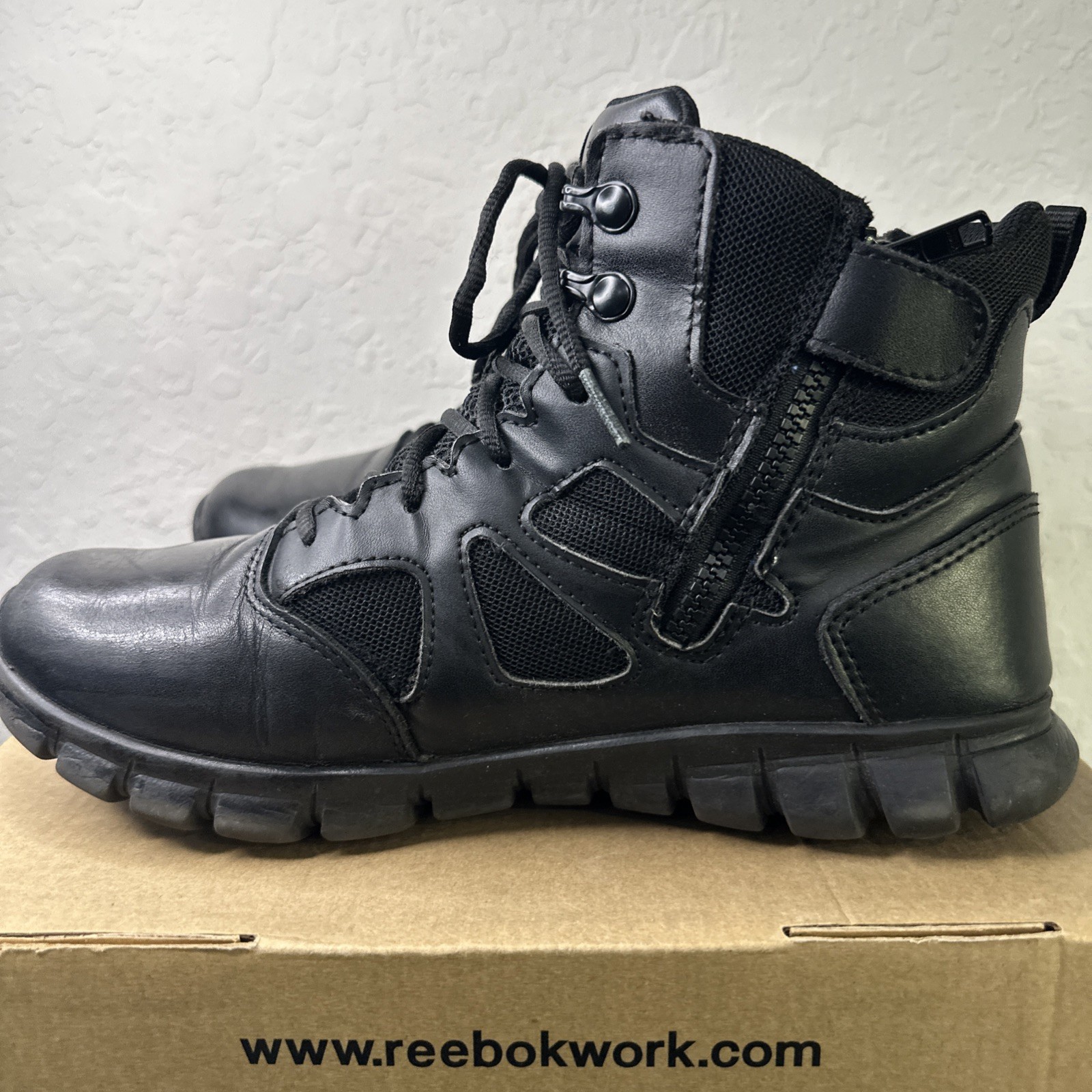 Reebok Duty/Uniform Sublite Cushion Tactical Boots 6″ Women’s 9.5W Mens 7.5W