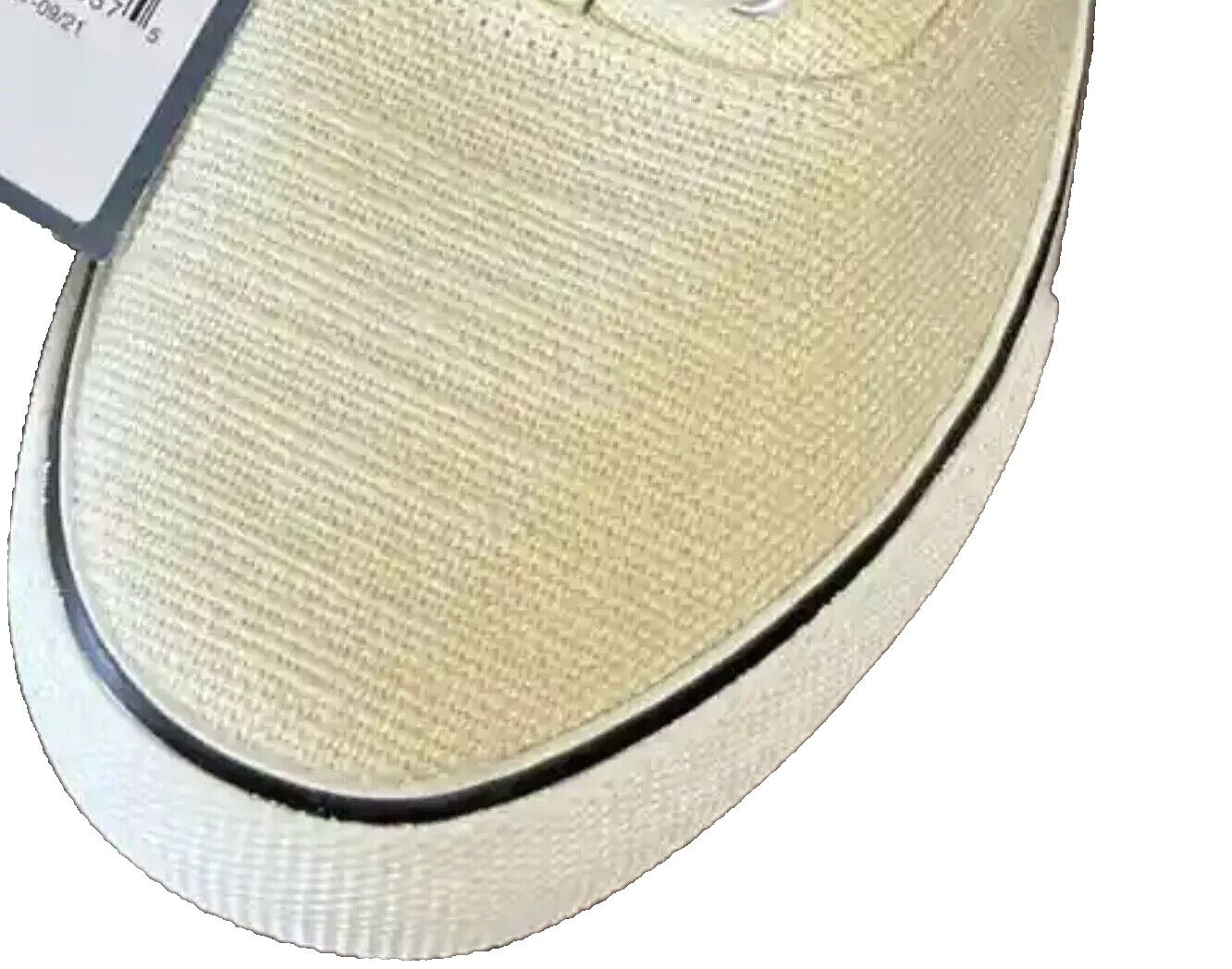 Universal Thread Lace Up Sneaker Light Yellow Beige Cream Womens, Size 6W