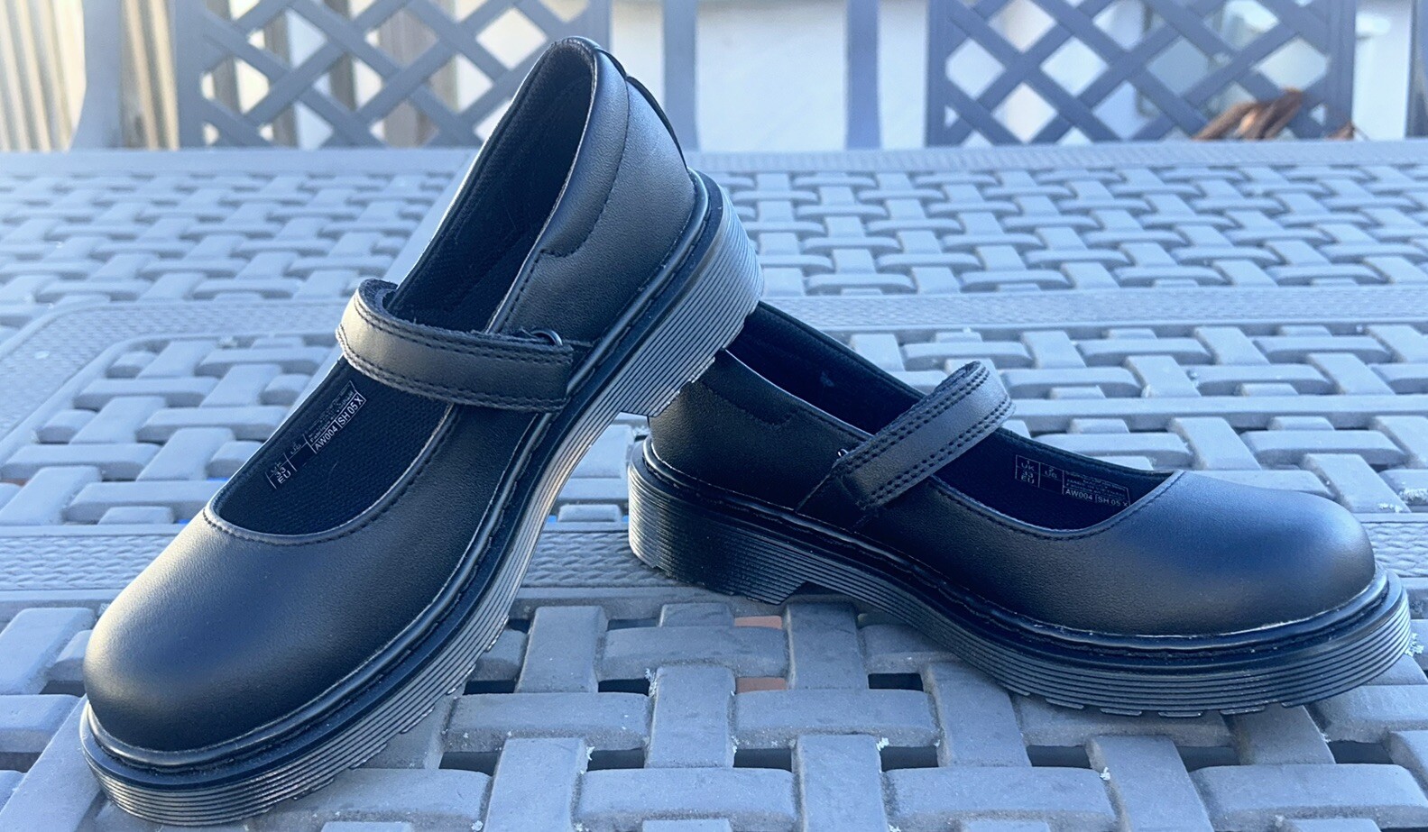 Dr. Martens AirWair Macy Black Mary Jane Shoes US Size 2