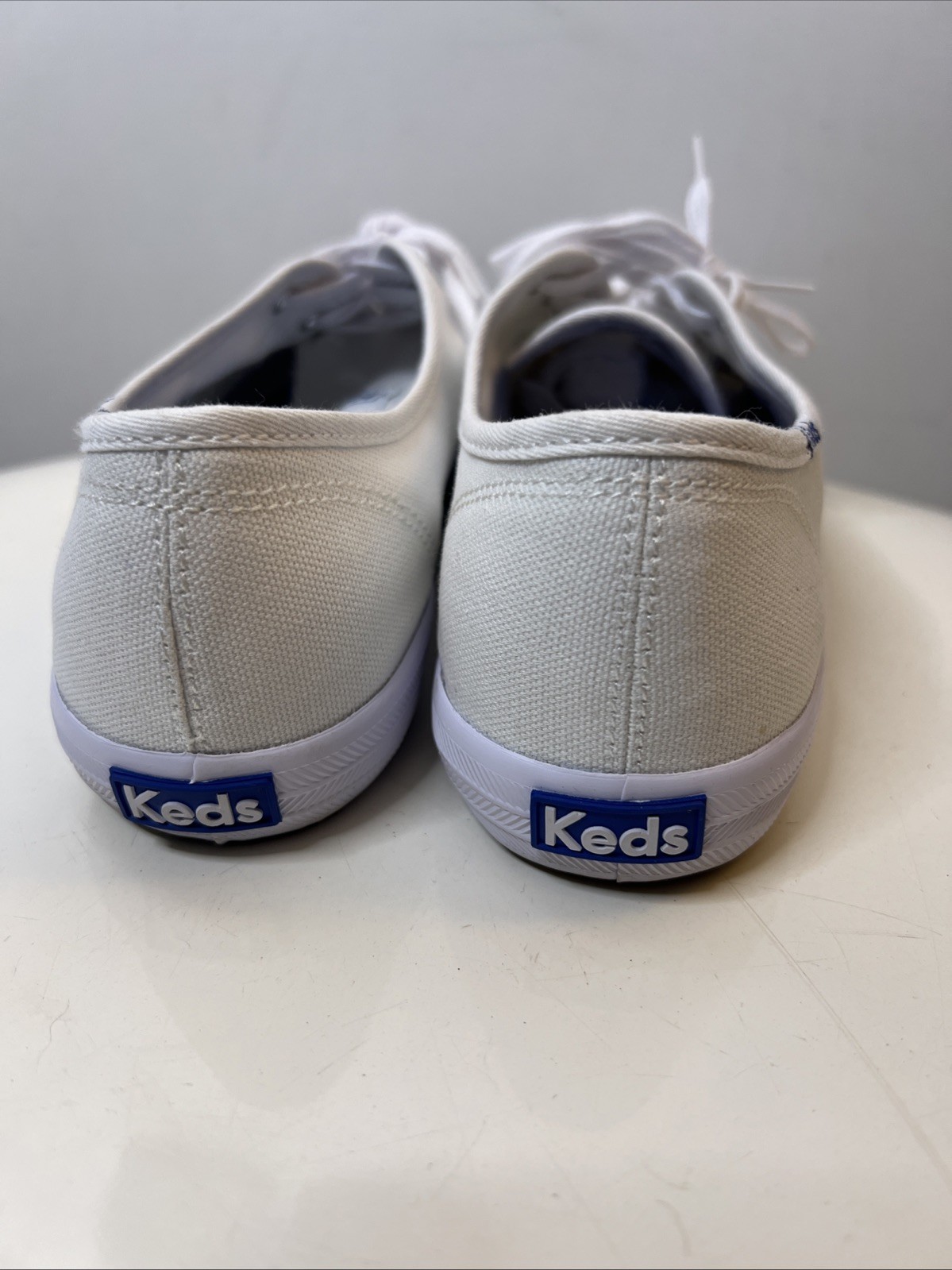 KEDS White Lace Up Sneakers WF34000 Canvas Champion Oxford Women’s 9.5