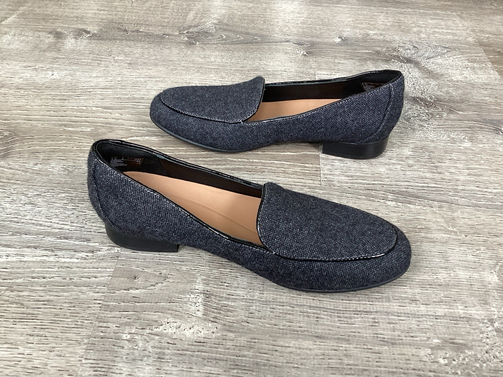 Clarks Unstructured Womens Loafers Size 7 M Un Blush Ease Gray Slip On Comfort