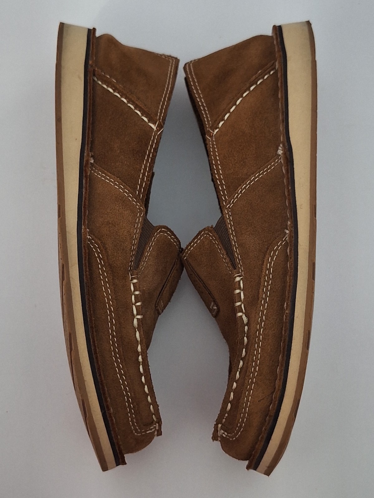 Ariat Crusier Casual Slip On Shoes Women’s Sz 8.5B Brown Suede Leather Western