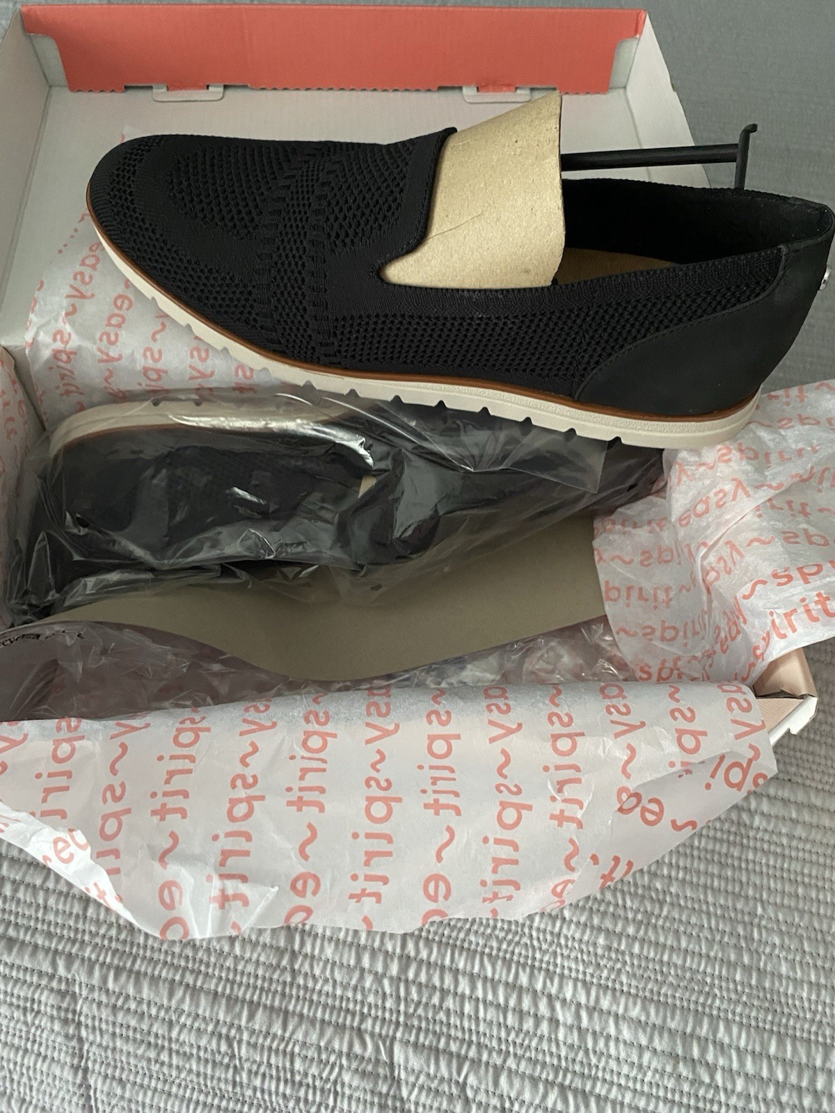 Easy Spirit Ferris2 Women’s Black Knit Slip-On Comfort Shoes Size 11 M