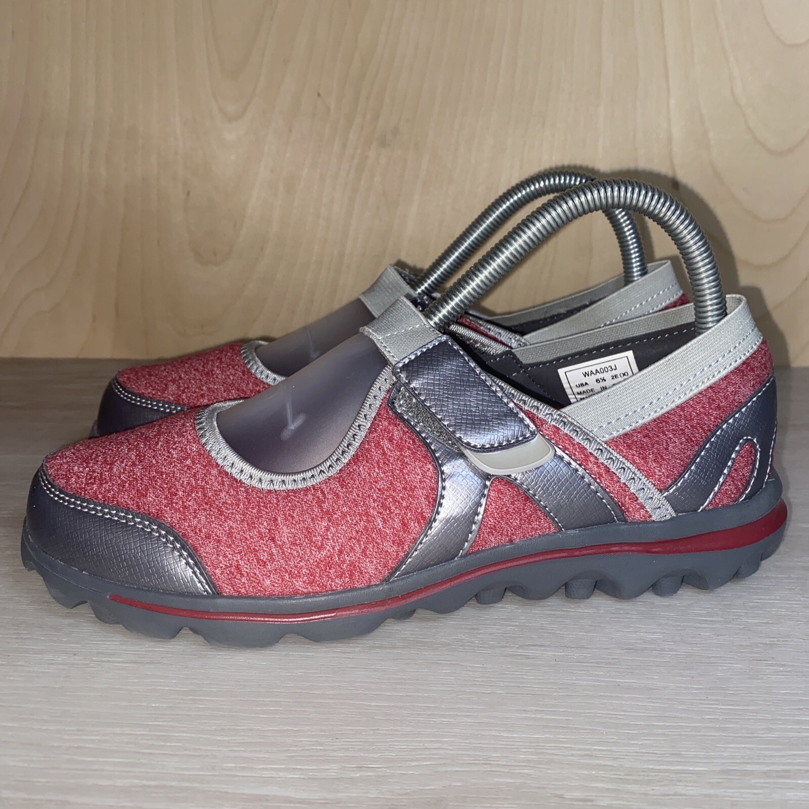 Propet Onalee Red / Grey WAA003J Women’s 6.5 UK 4 EURO 36.5 (2E)