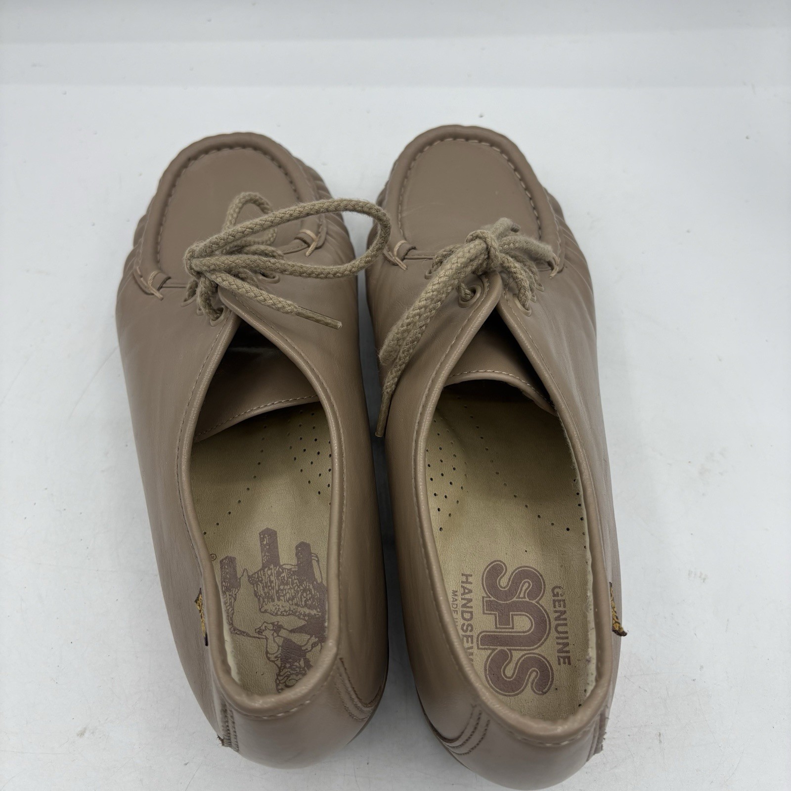 SAS Shoes Womens Size 9 Siesta Mocha Moc Toe Oxford Comfort Handsewn USA