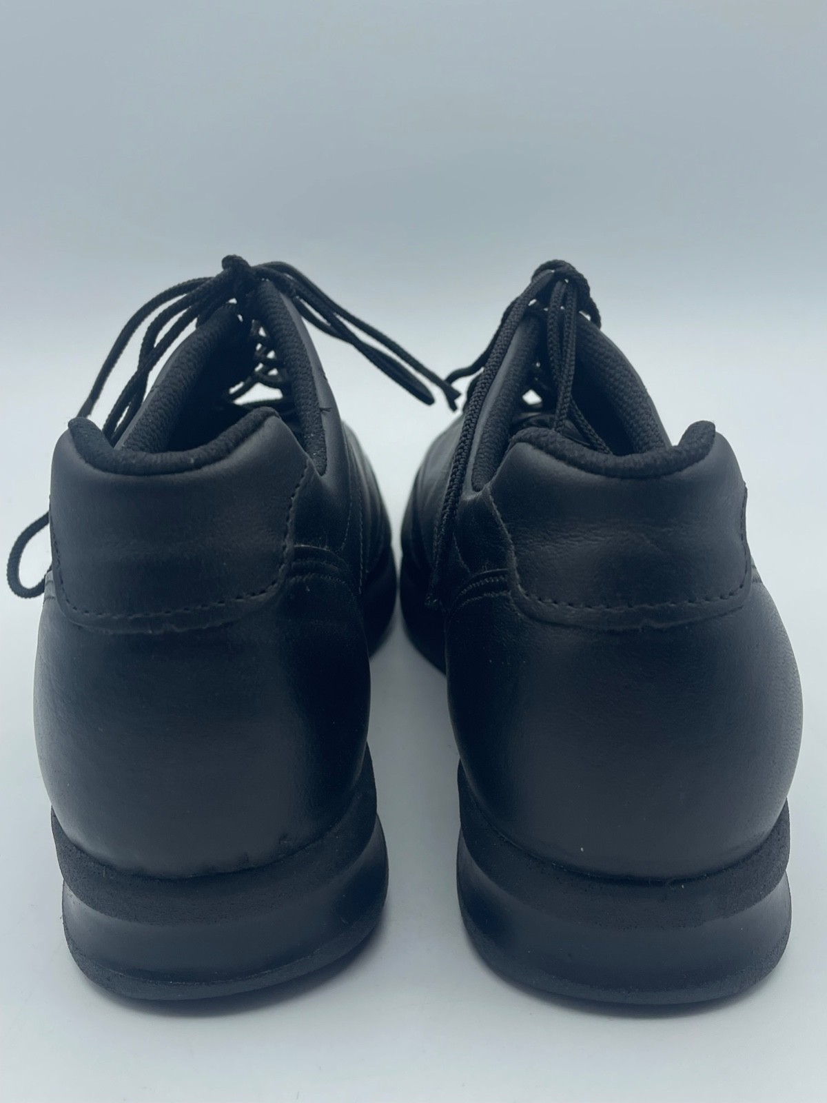 Lady Thorogood Shoes Black leather Sz 10 M lace up comfort work oxford 534-6501