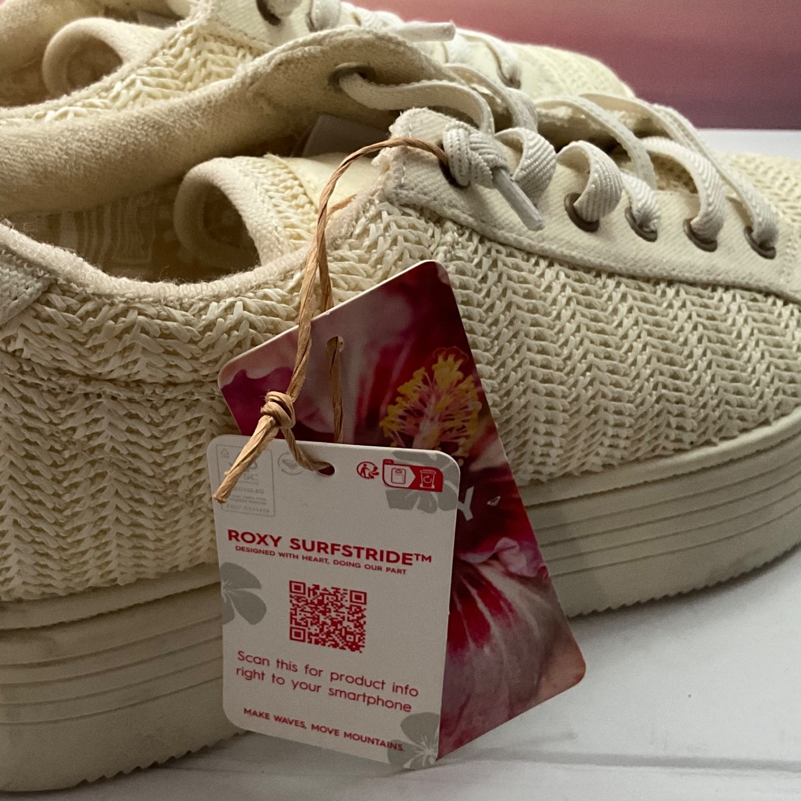 ROXY Platform Slip On Sneaker Sheiiahh US Women’s 10/Men’s 8.5/EUR 41, Tan. NWT