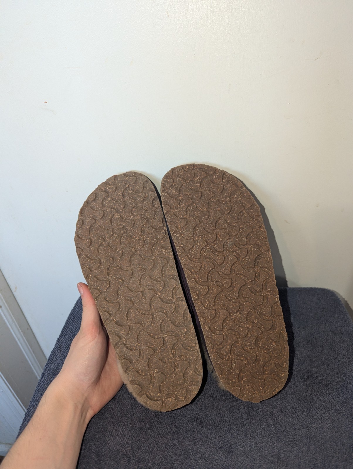 BIRKENSTOCK ZERMATT SHEARLING SUEDe CLOGS Womens Size EU 42 US 11 Narrow Purple