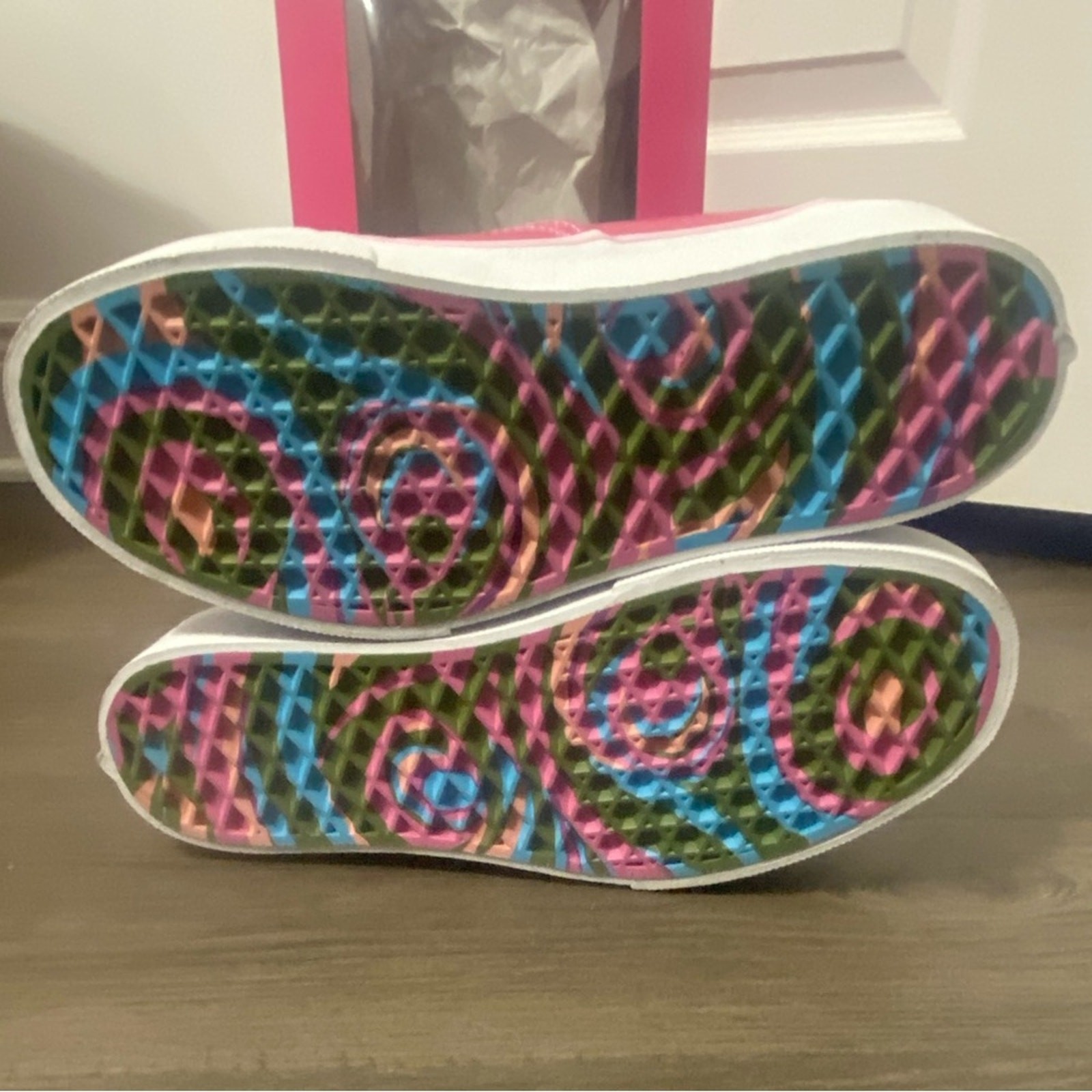 NIB Barbie x Vans Authentic Pink Stackform Shoe Size 6