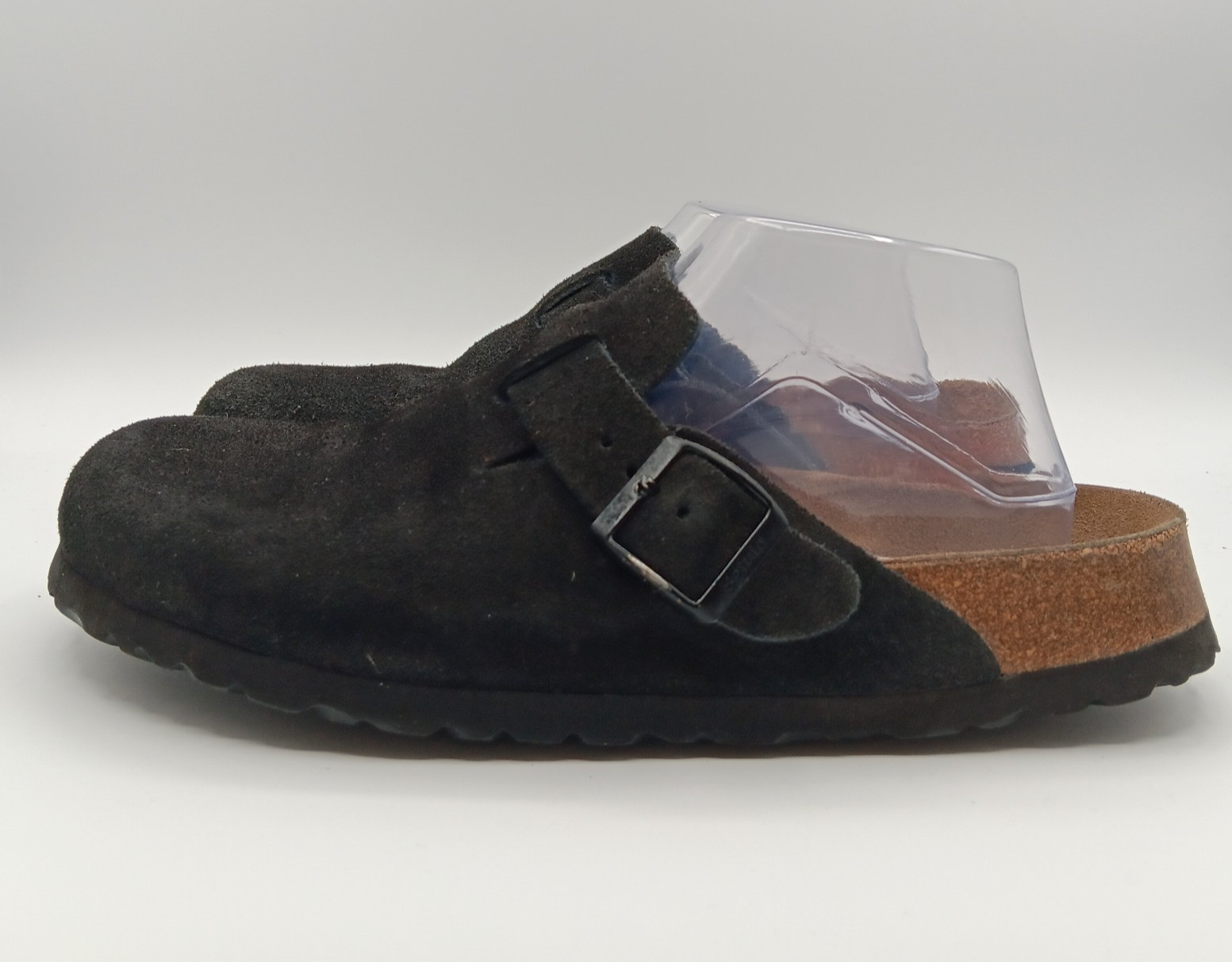 Betula by Birkenstock Boston Black Suede Clogs Sandals Size EU 41 10 US