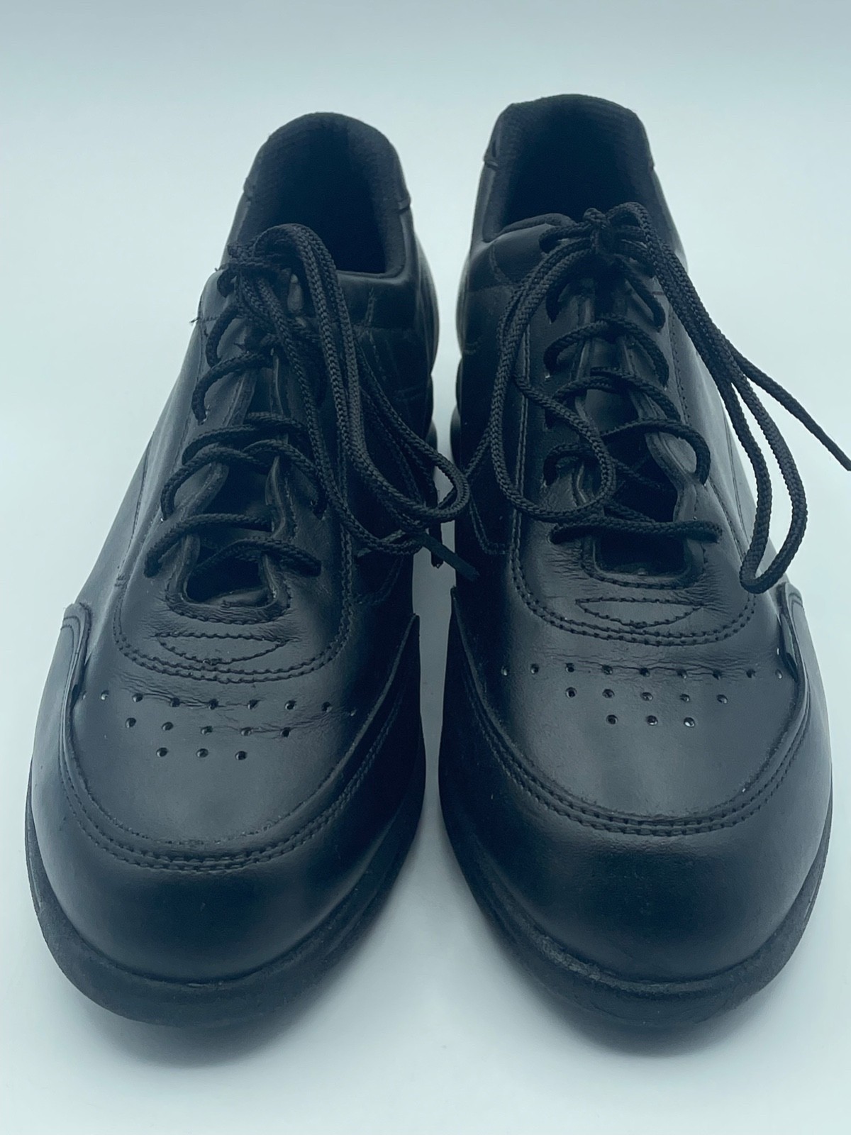 Lady Thorogood Shoes Black leather Sz 10 M lace up comfort work oxford 534-6501