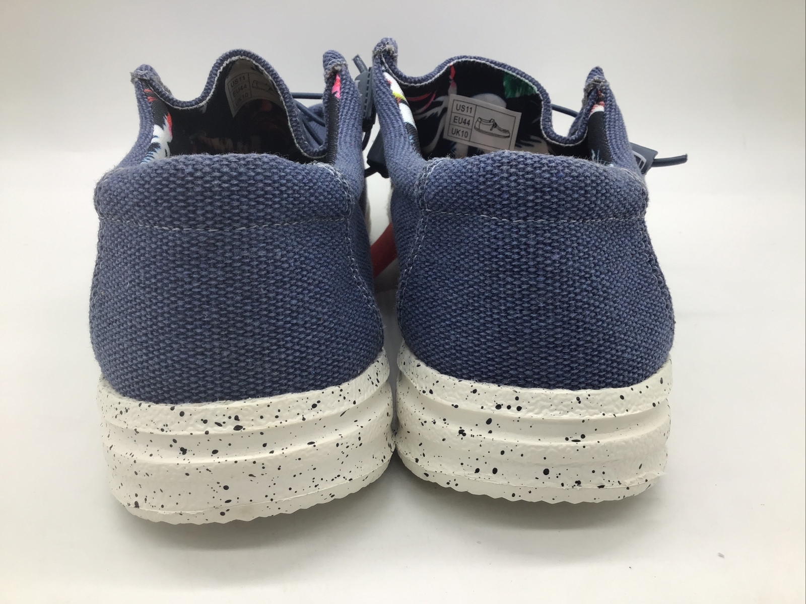Women’s Blue Casual Canvas Slip On, Air Mesh Comfortable Loafers Sz. 11M
