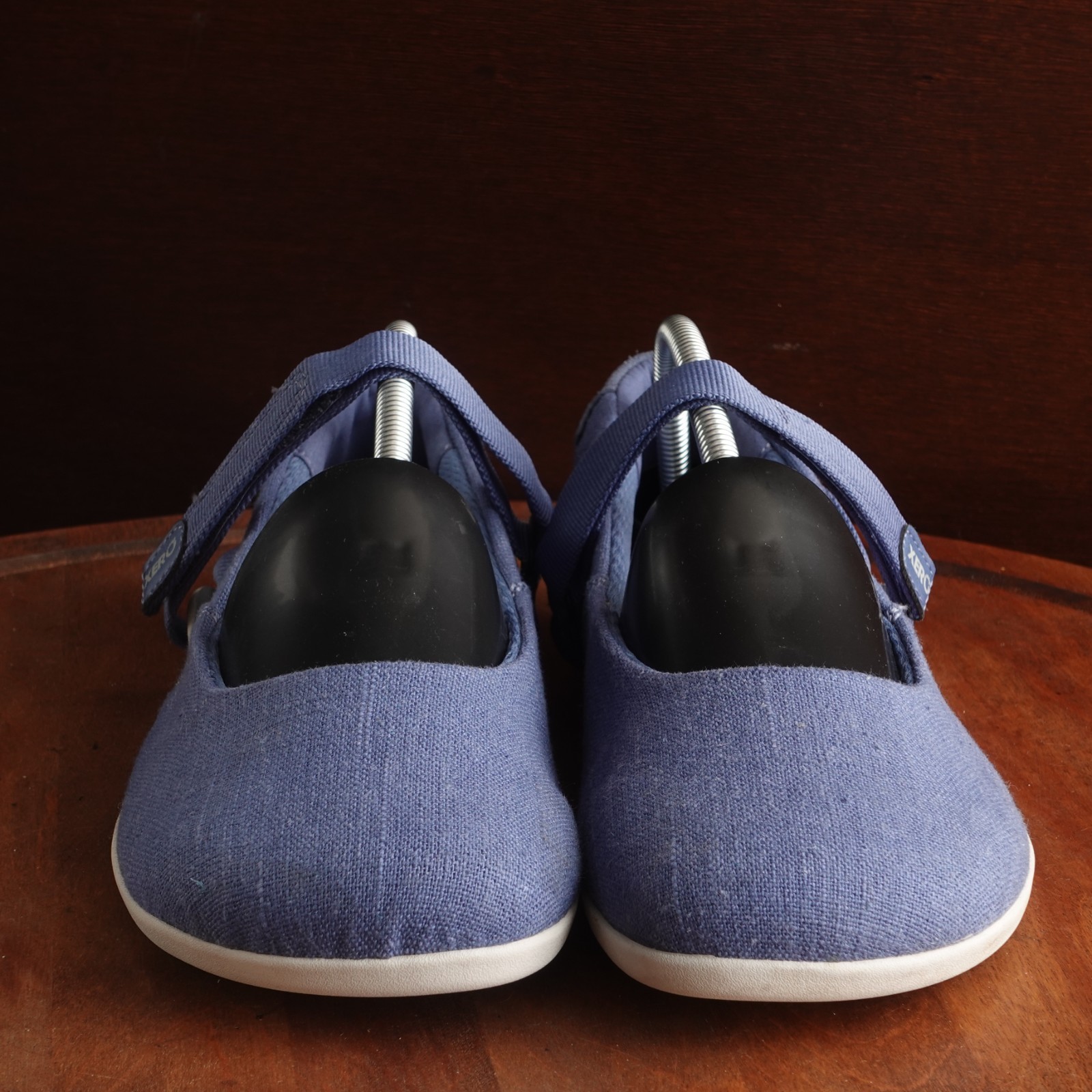 Xero Shoes Womens Size 11.5 Blue Cassie Hemp Mary Jane Minimalist Barefoot Shoes