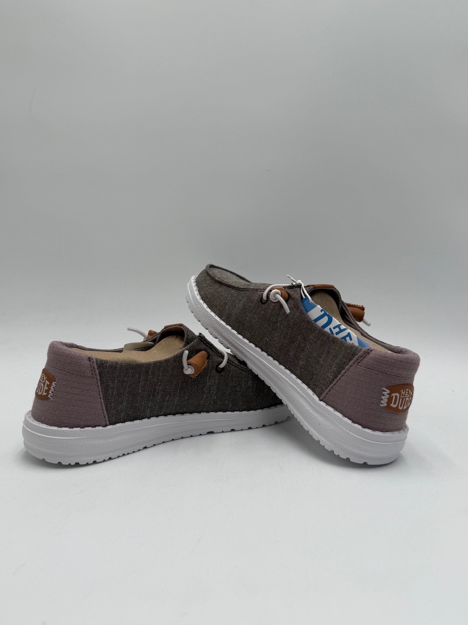 Hey Dude WENDY CHAMBRAY BOHO Women’s NEW Casual Loafer Black Multiple Sizes