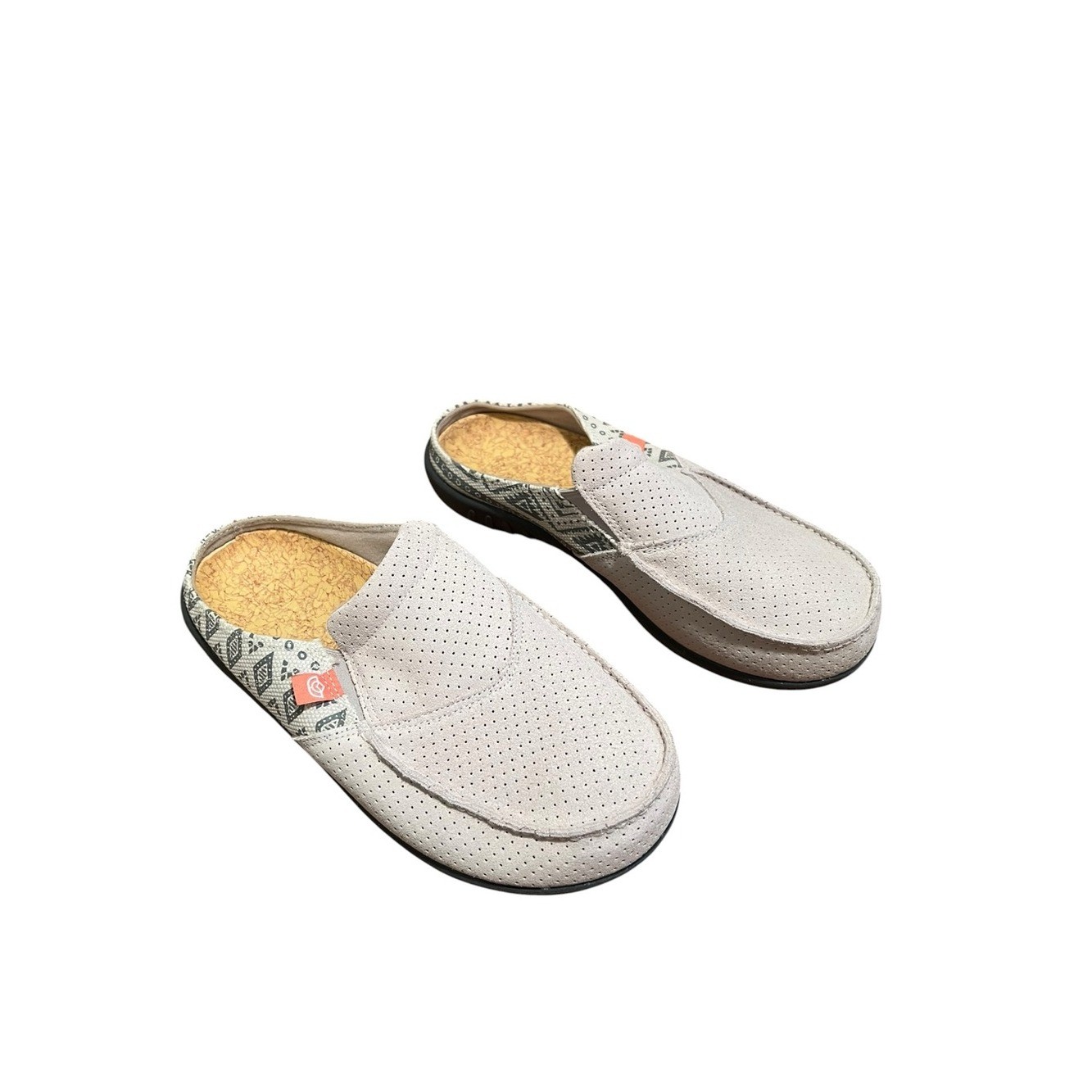 Spenco Women’s Size 8D Revitalign Orthotic Perforated Suede Mules Siesta Tile