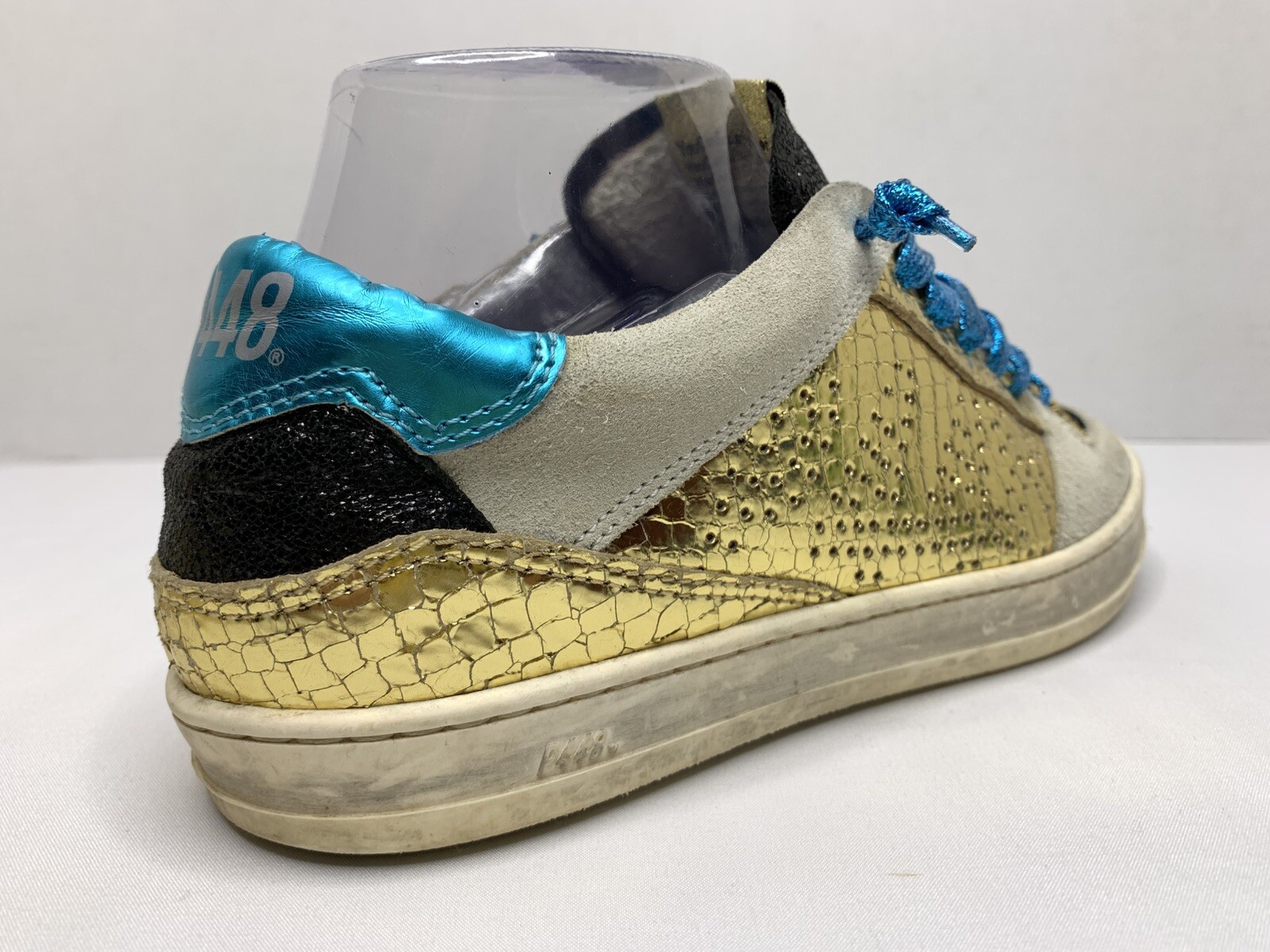 P448 Queens You Can Surf Later Metallic Low Top EU37 Sneakers P81