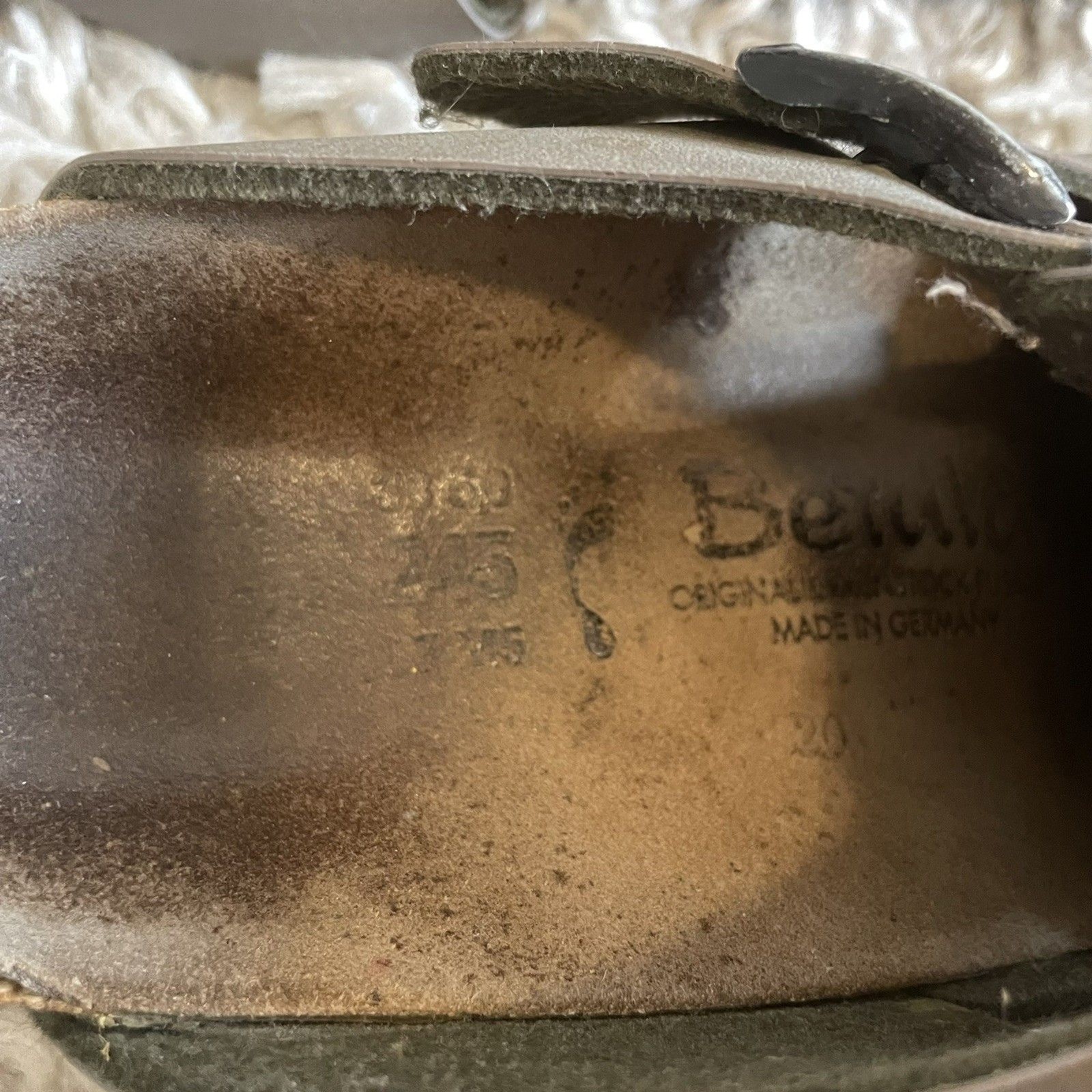 Birkenstock Betula Boston Clogs Leather Grey Sz 38