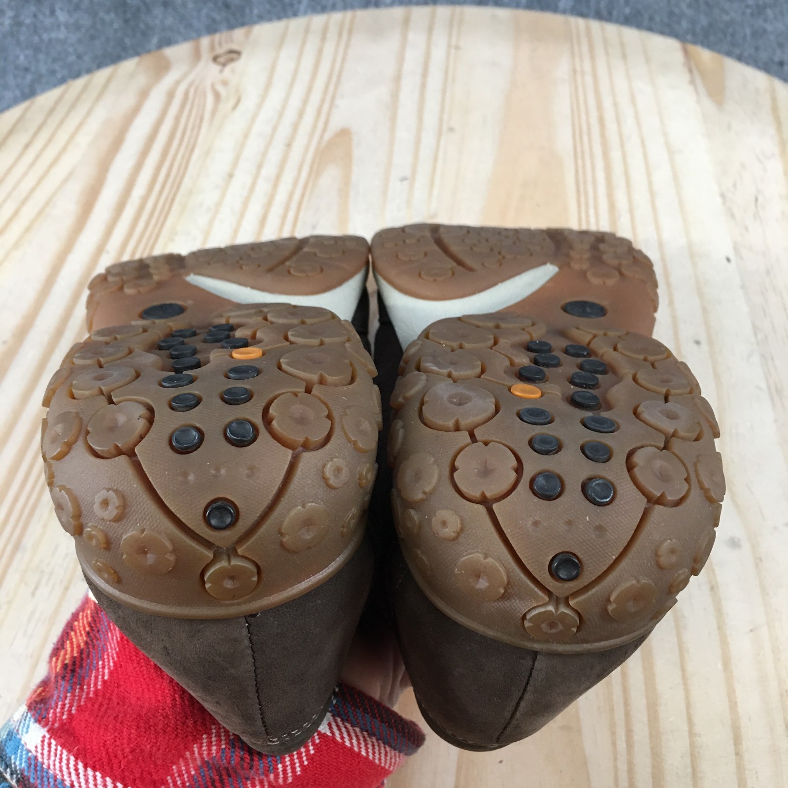 Timberland Shoes Womens 8.5 Ballet Flats Slip On Round Toe Casual Leather Brown