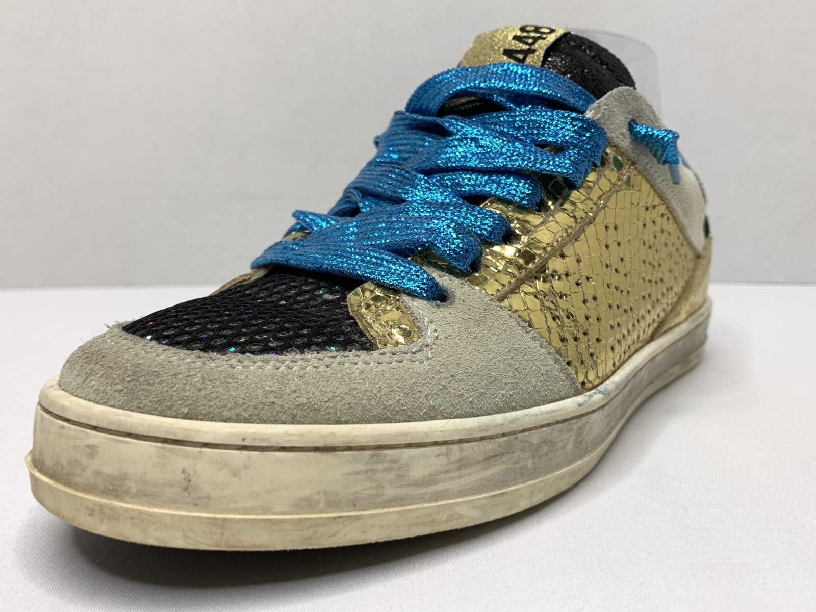 P448 Queens You Can Surf Later Metallic Low Top EU37 Sneakers P81