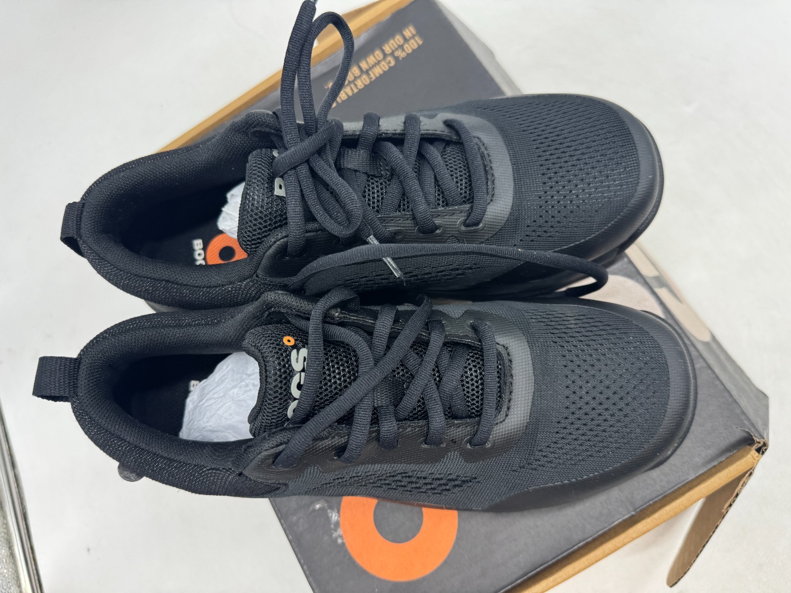 Bogs Sandstone Knit Low Composite Sneakers Women’s Black Mesh Safety Toe – 7.5