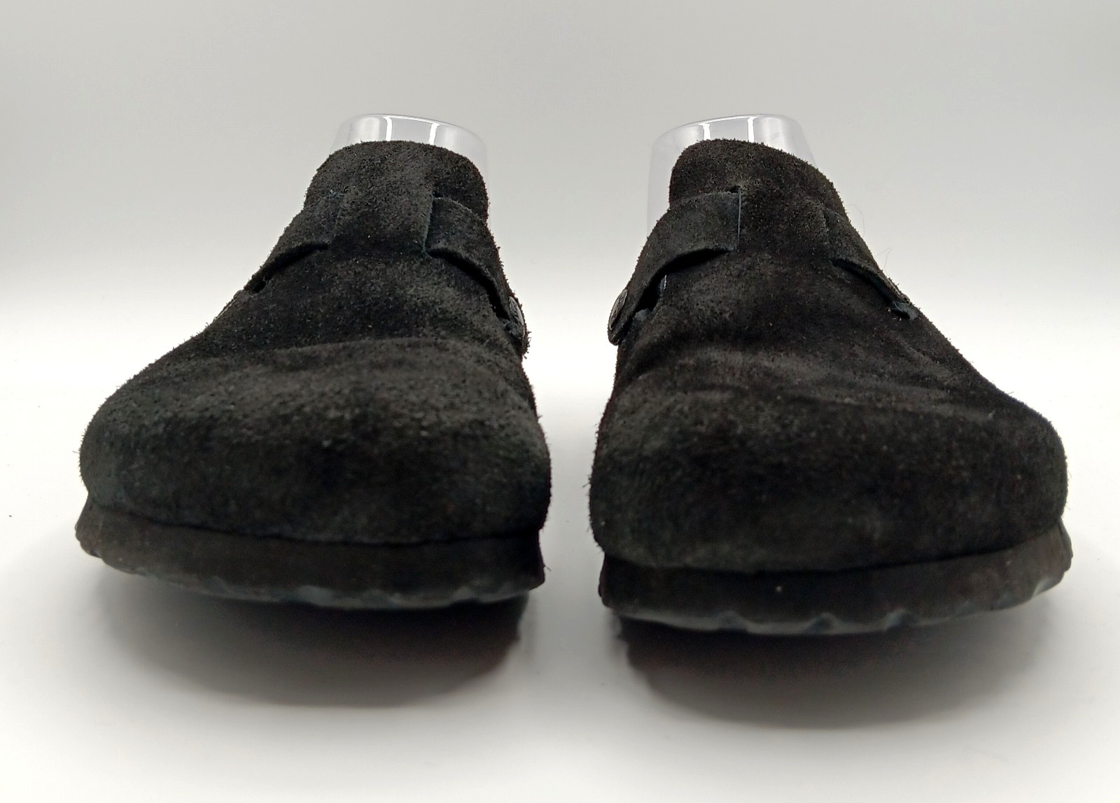 Betula by Birkenstock Boston Black Suede Clogs Sandals Size EU 41 10 US