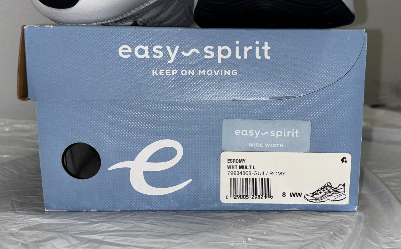 8 WW White Easy Spirit Shoes | Comfortable Women Walking Shoes