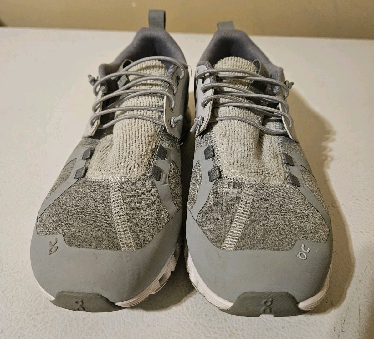 On Cloud 5 Terry Women Running Shoes Glacier Silver Sz 7.5 Shoes Casual