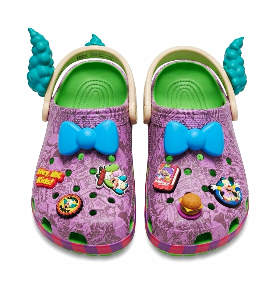 Crocs Classic Clog The Simpsons Unisex Kids Purple/Green US 6 Closed Toe