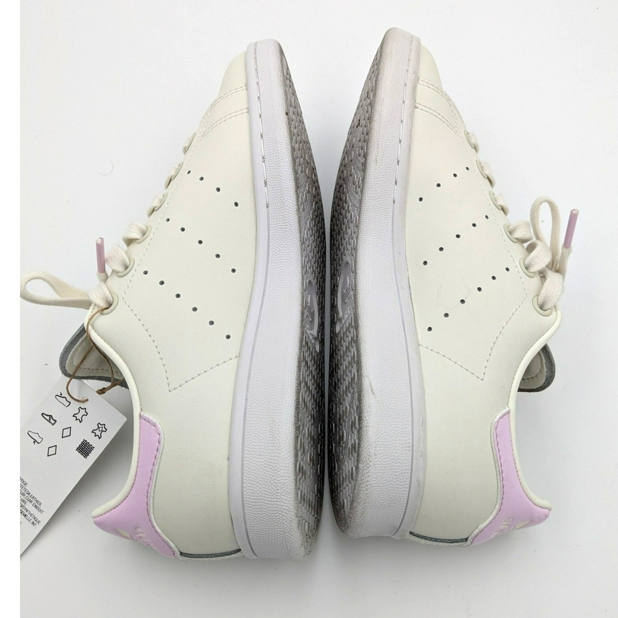 Adidas Stan Smith sneakers women’s casual shoes Off White size US6 EU37 1/3