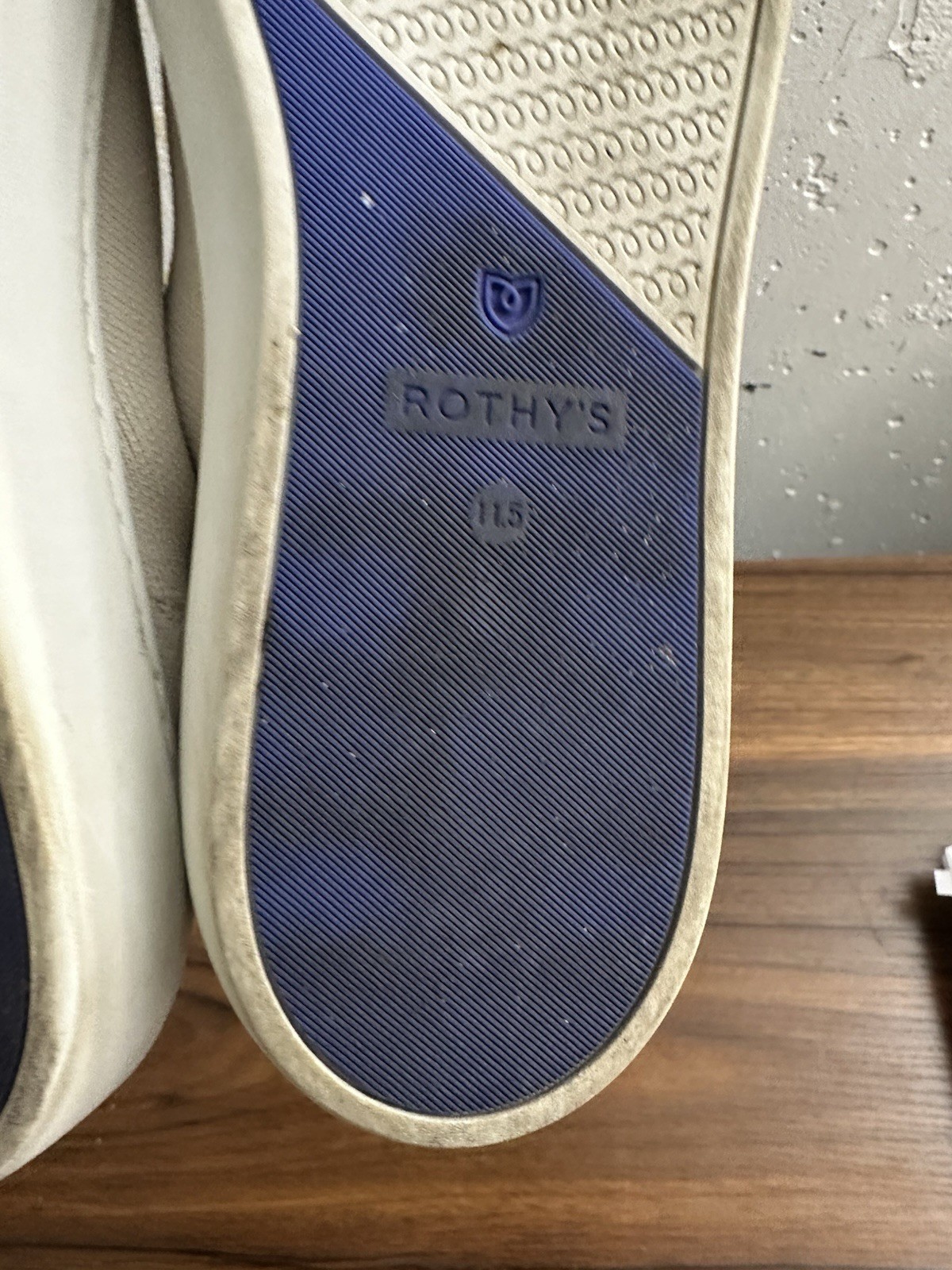Rothy’s The Original Slip On Sneaker Latte Color Womens 11.5