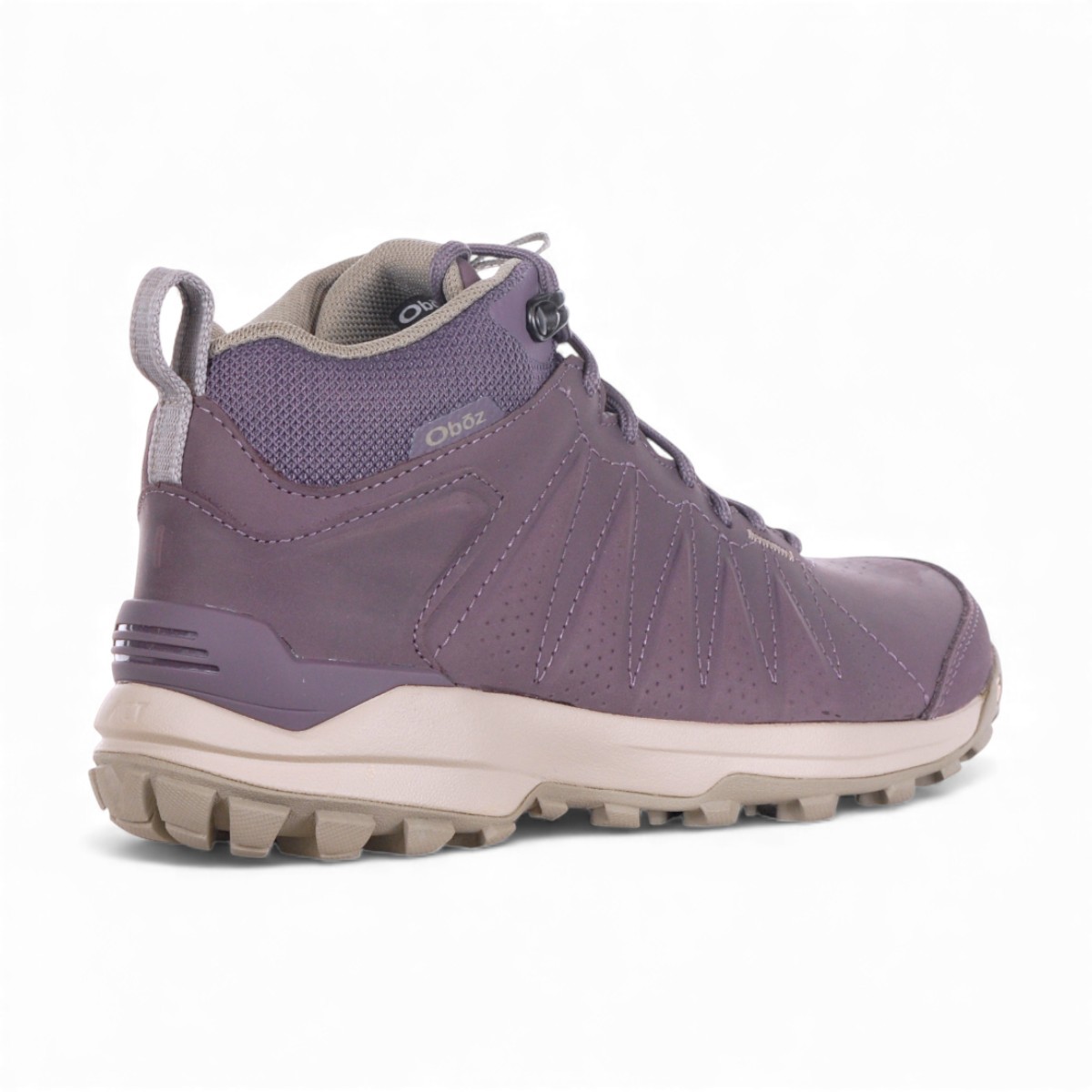 Oboz Women’s Sypes Mid Desert Plum Waterproof Leather Trail/Hiking Boots 7710…