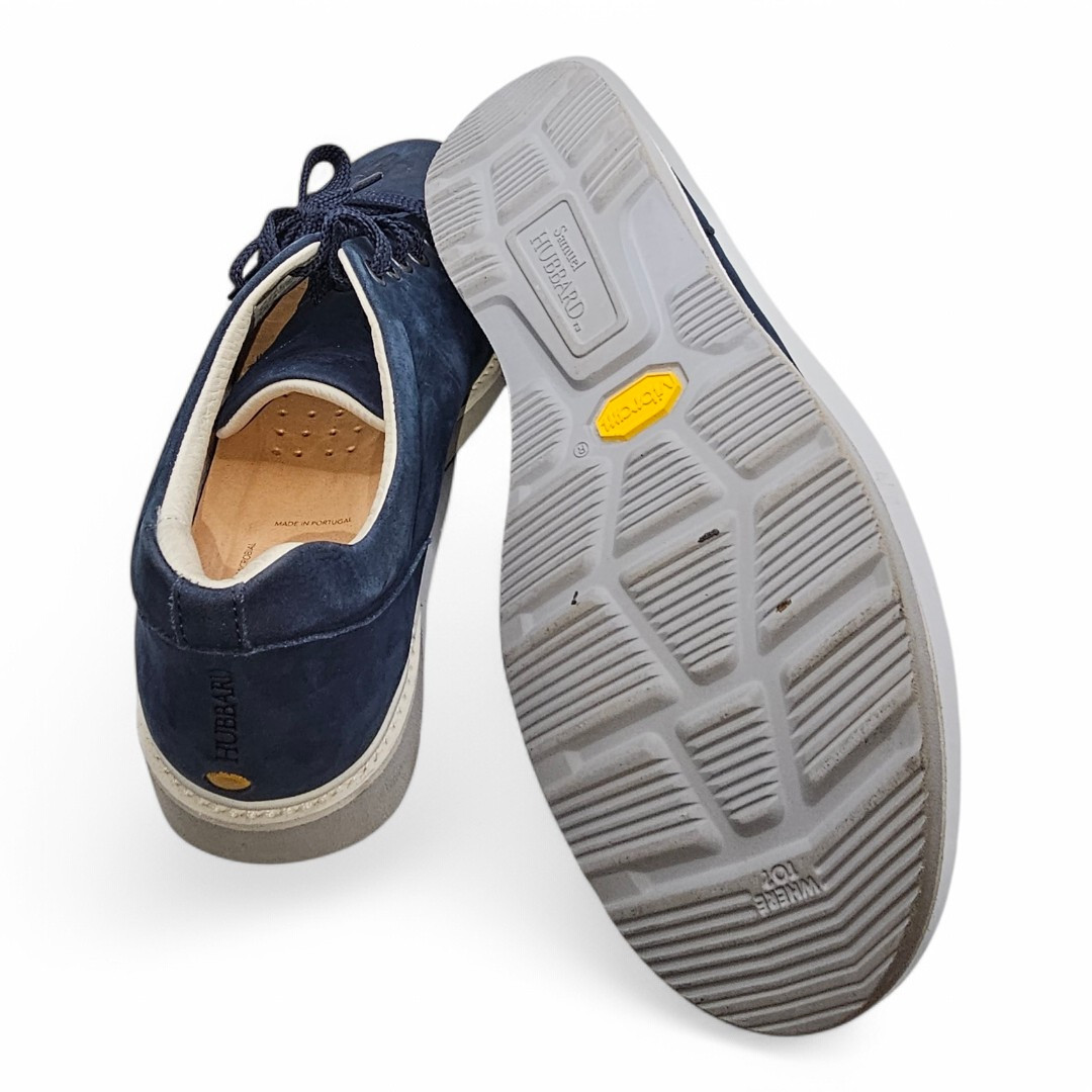 Samuel Hubbard – Fast Navy Suede Sneakers Walking Shoes Womens Sz 8 Vibram Soles